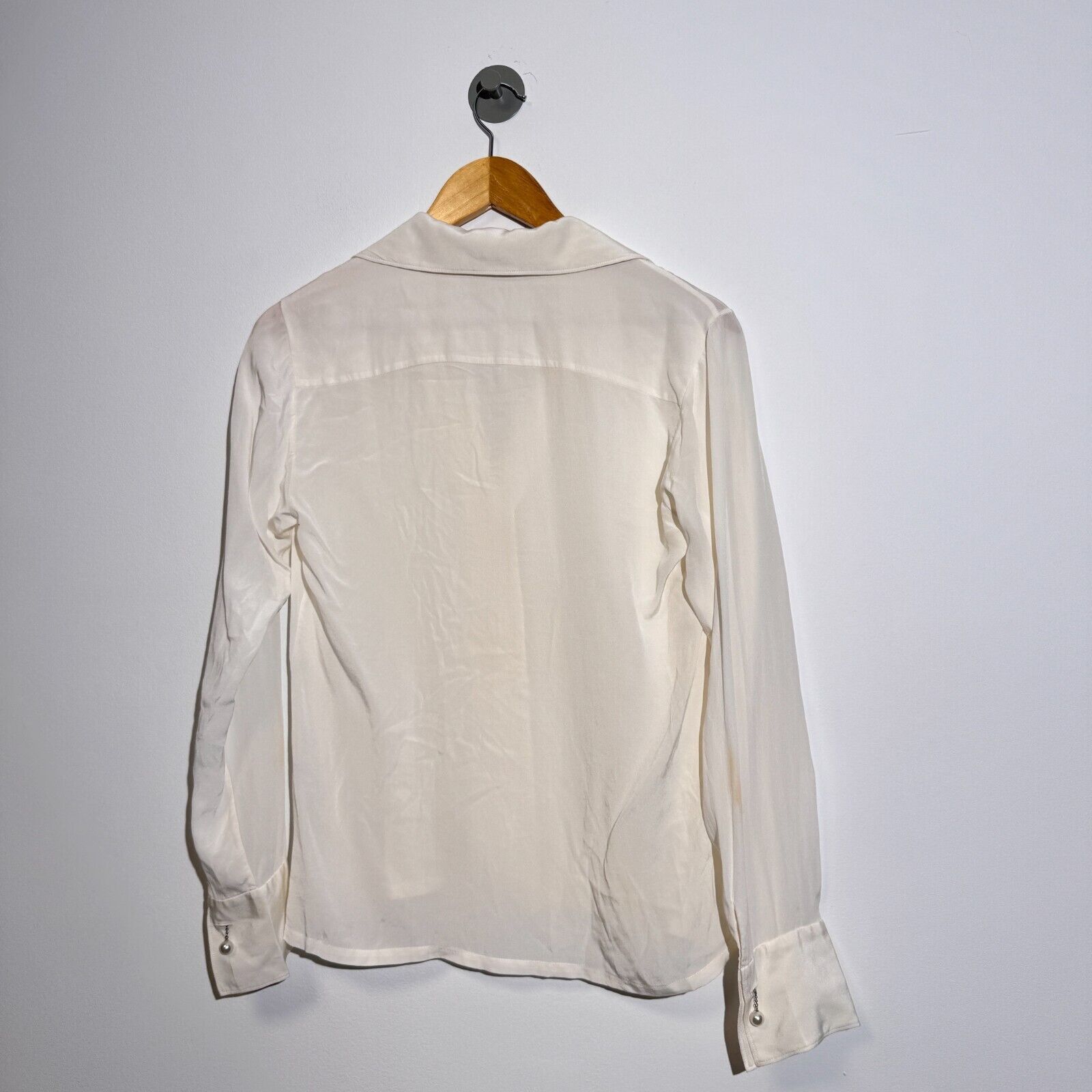 Lauren Ralph Lauren × Vintage Ralph Lauren Purple Label Women's White Silk Shirt Size 6US Size US S / EU 44-46 / 1 - 13 Thumbnail