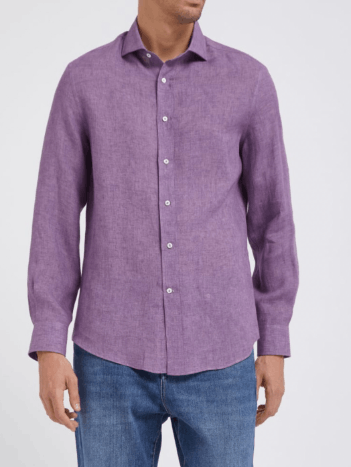 Brunello Cucinelli Shirt in Light Purple Size US S / EU 44-46 / 1 - 1 Preview