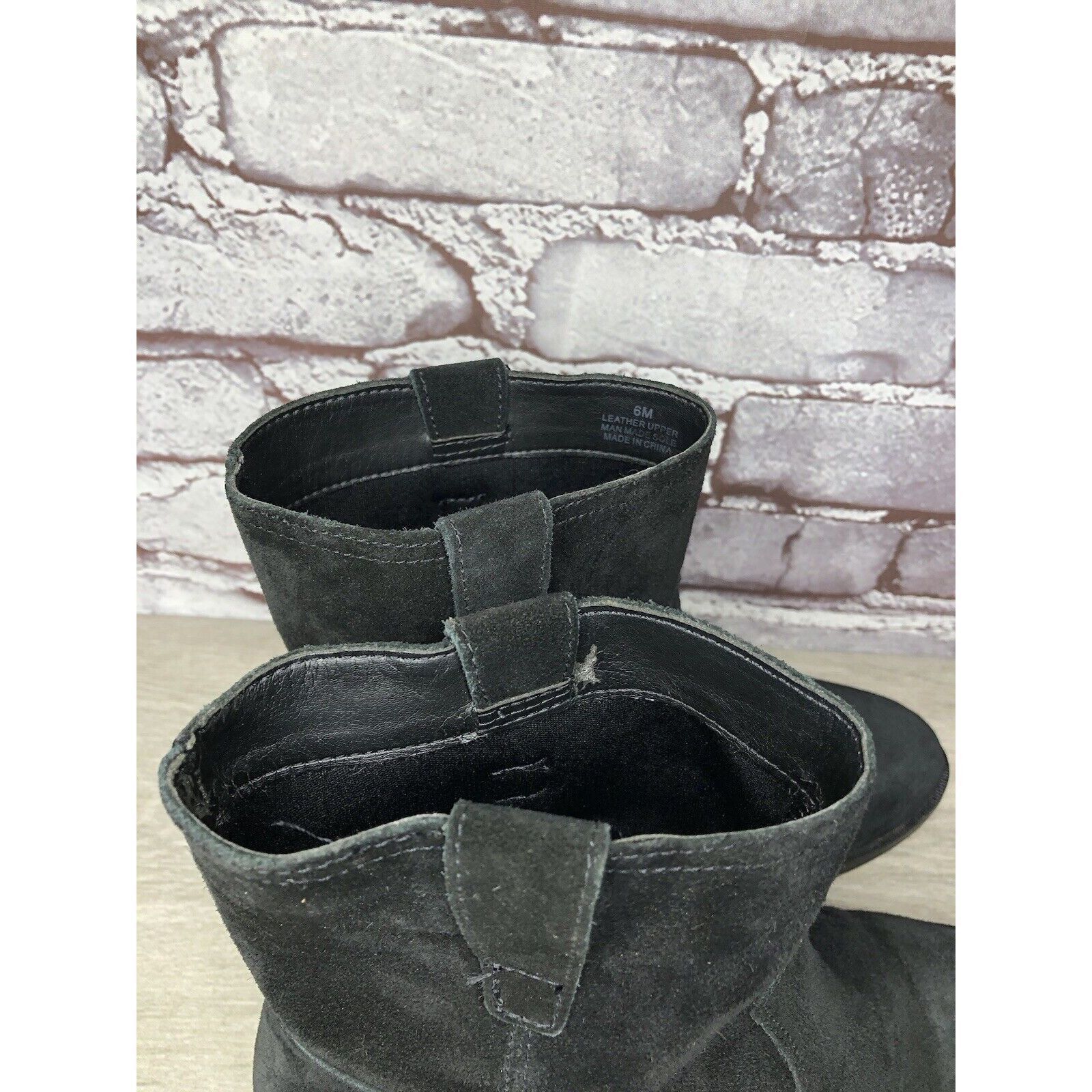 Rebecca Minkoff Rebecca Minkoff Black Suede Pull On Ankle Boots Heel Booties Size US 6 / IT 36 - 22 Thumbnail
