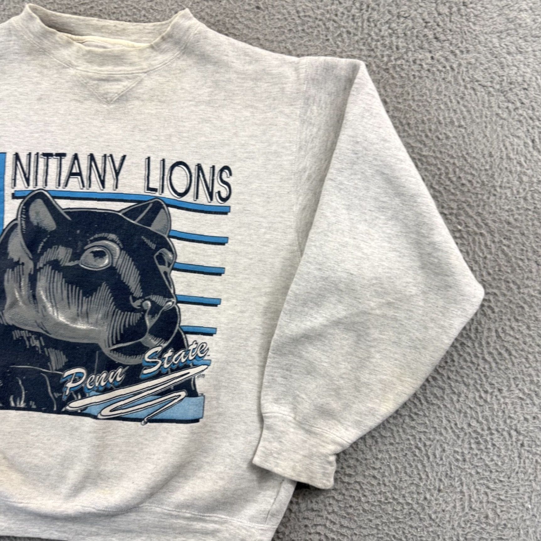 Penn VINTAGE Penn State Nittany Lions Sweatshirt Men’s Large 90s Football Sport USA Shirt Size US L / EU 52-54 / 3 - 5 Thumbnail