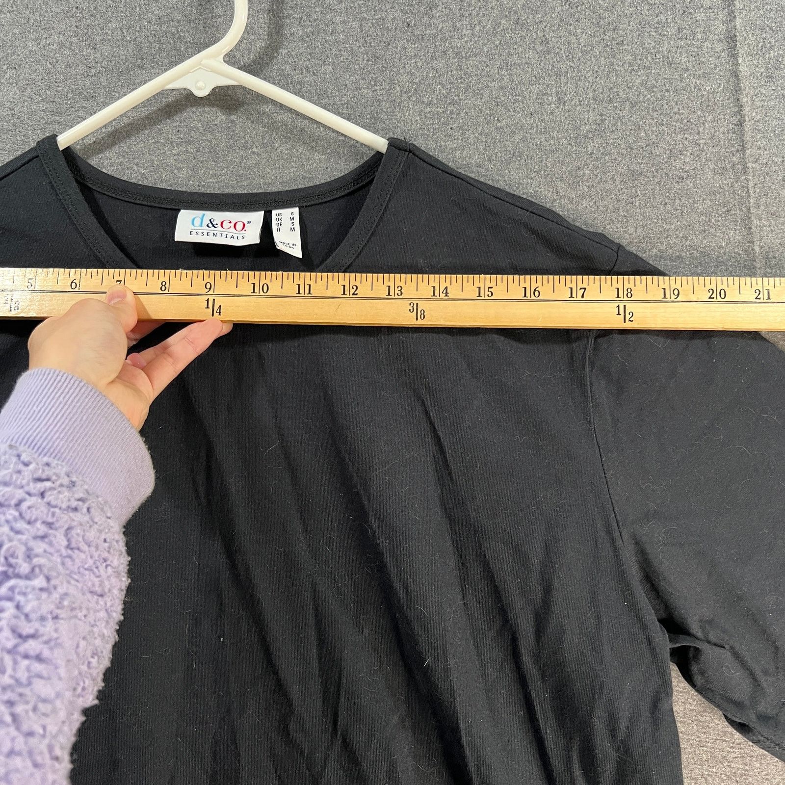 Denim & Co. Denim & Co. Essentials Cotton Jersey Oversized Scoop Size S / US 4 / IT 40 - 5 Thumbnail