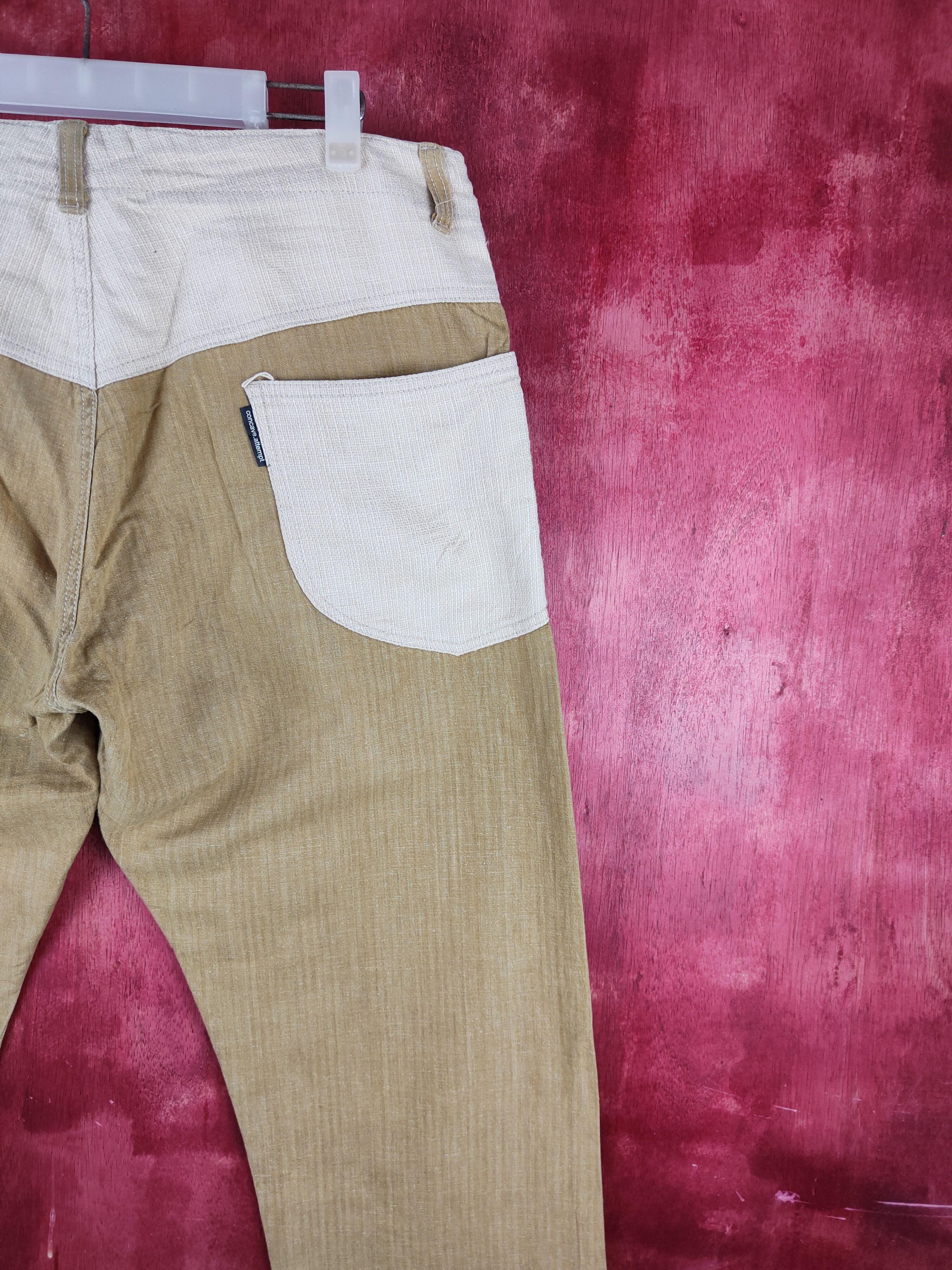 Japanese Brand Concave.attempt Brown vintage japan Casual Pants #S1475 Size US 31 - 11 Thumbnail