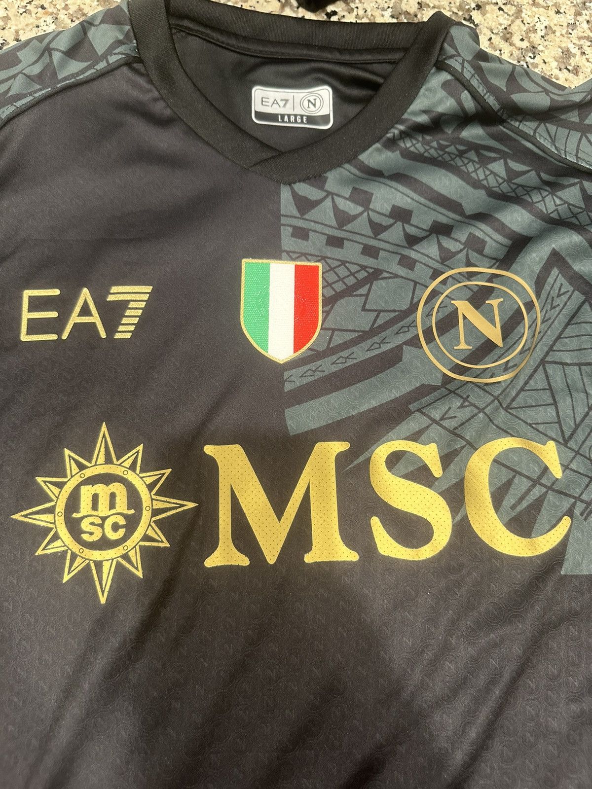 Nike Napoli Black 23/24 Kit Size US L / EU 52-54 / 3 - 2 Thumbnail