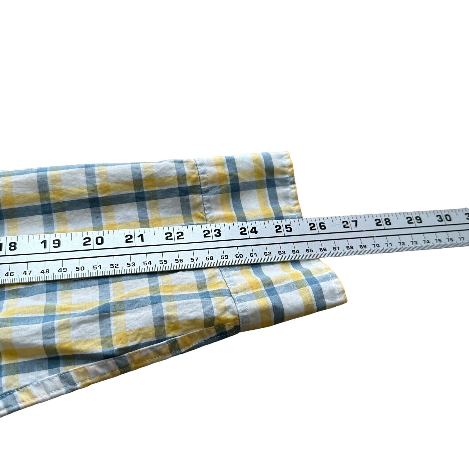 J.Crew J.Crew Shirt Men's XL Yellow Plaid Cotton Slim Button Down Size US XL / EU 56 / 4 - 8 Thumbnail