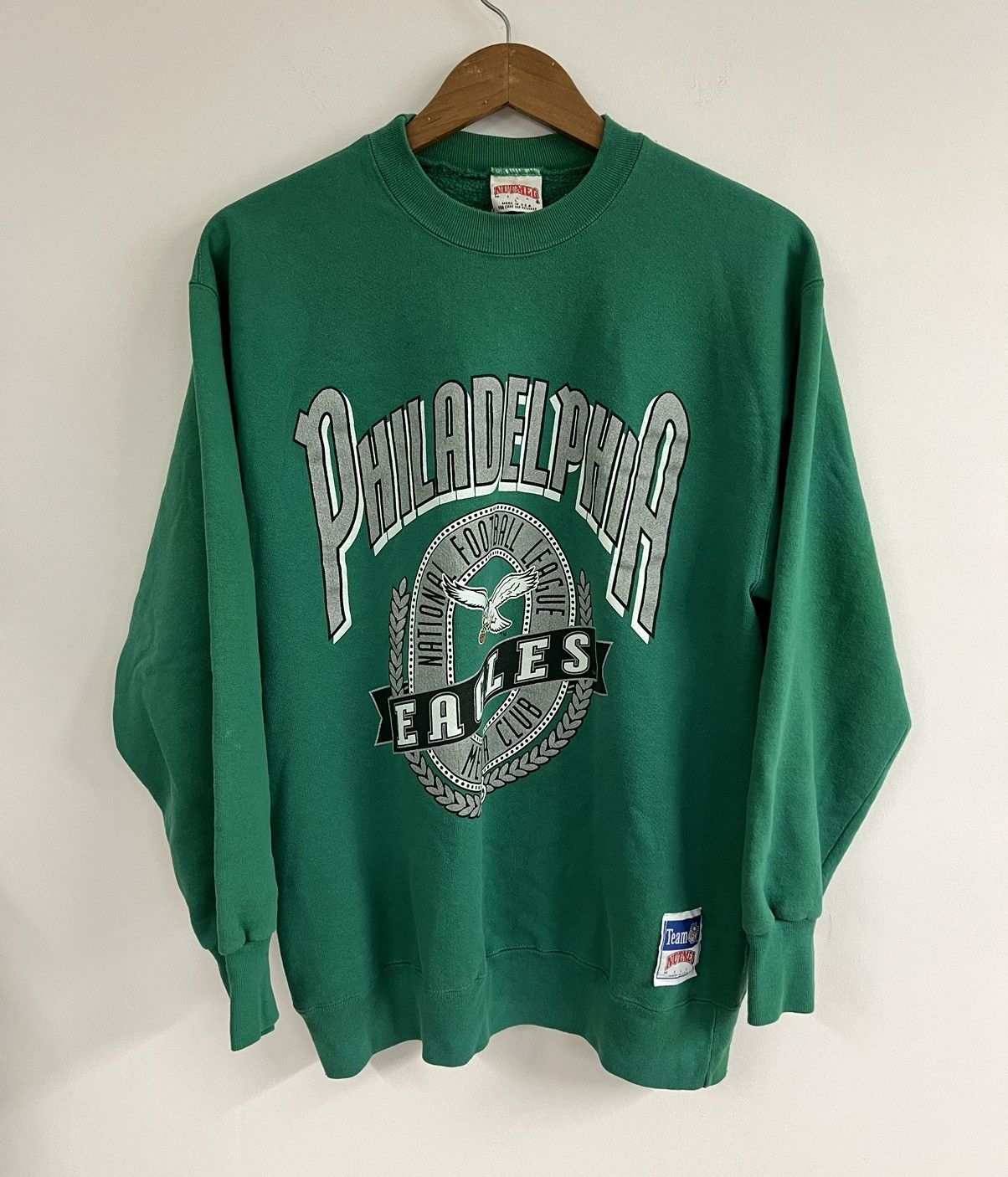 Vintage VTG Nutmeg Mills Philadelphia Eagles Member Club Sweatshirt ...