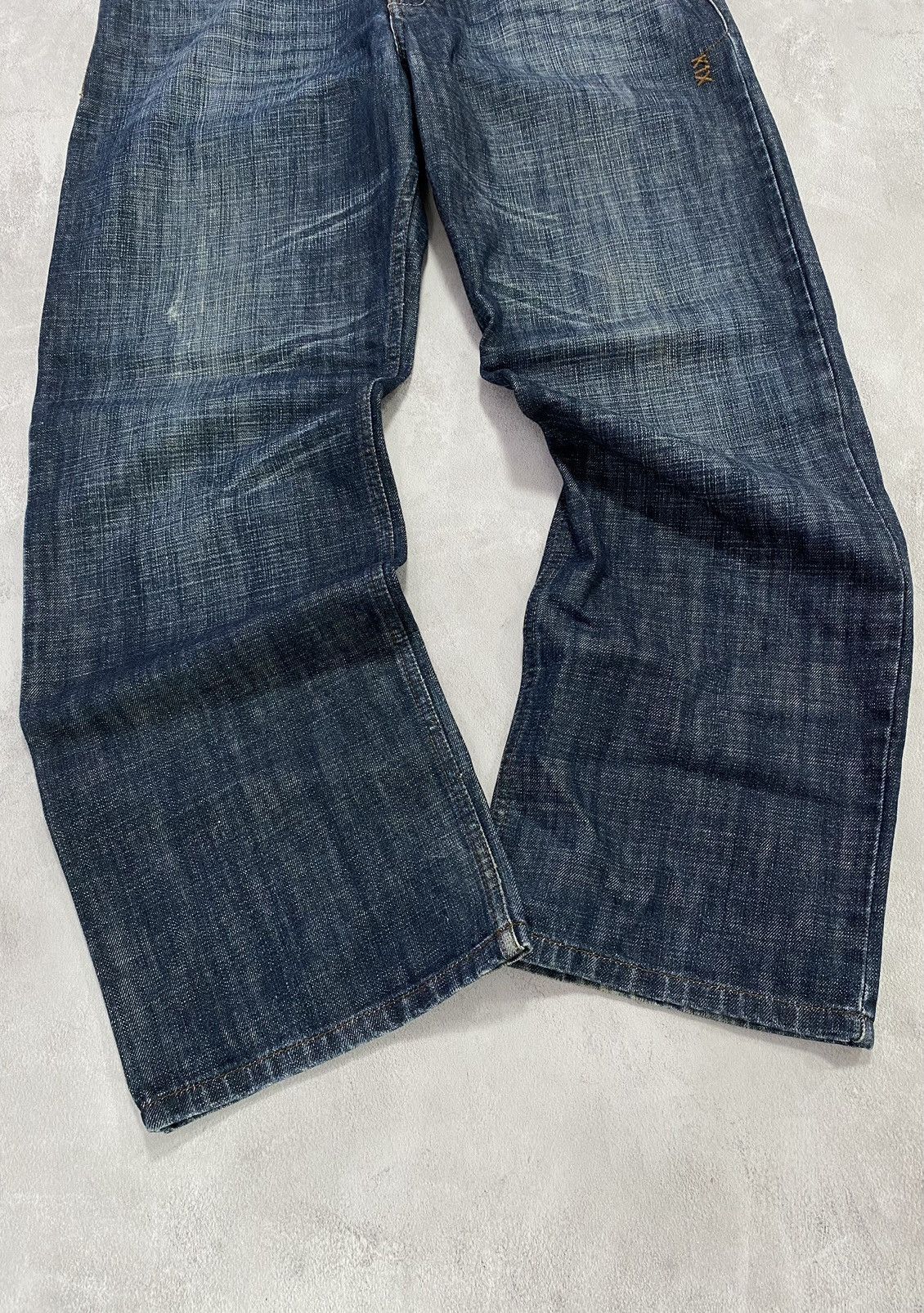 Japanese Brand × Vintage Vintage Jeans K1X Distressed flared denim japan style 36 Size US 36 / EU 52 - 2 Thumbnail