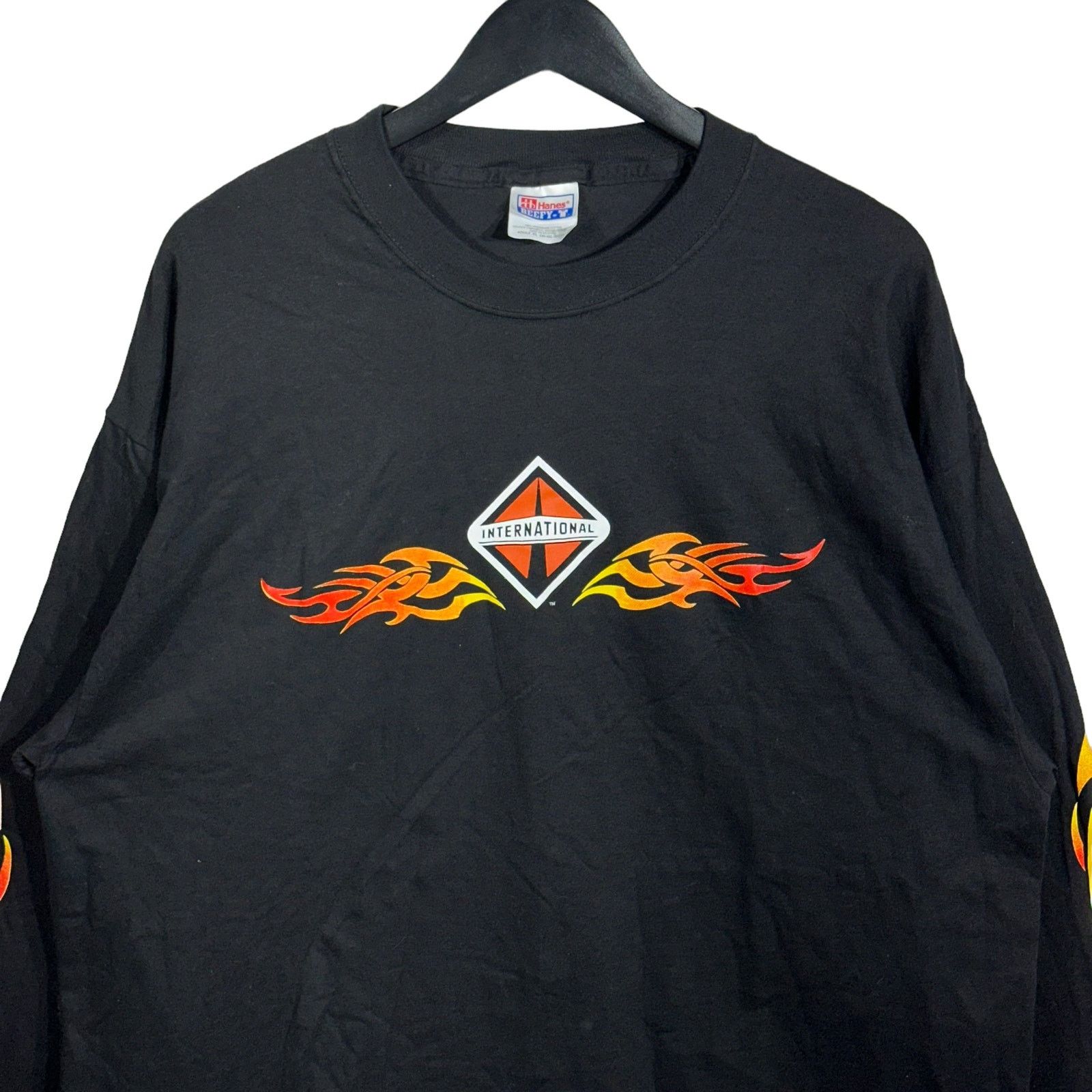 Vintage Vintage International Flame Long Sleeve Size US XL / EU 56 / 4 - 2 Thumbnail