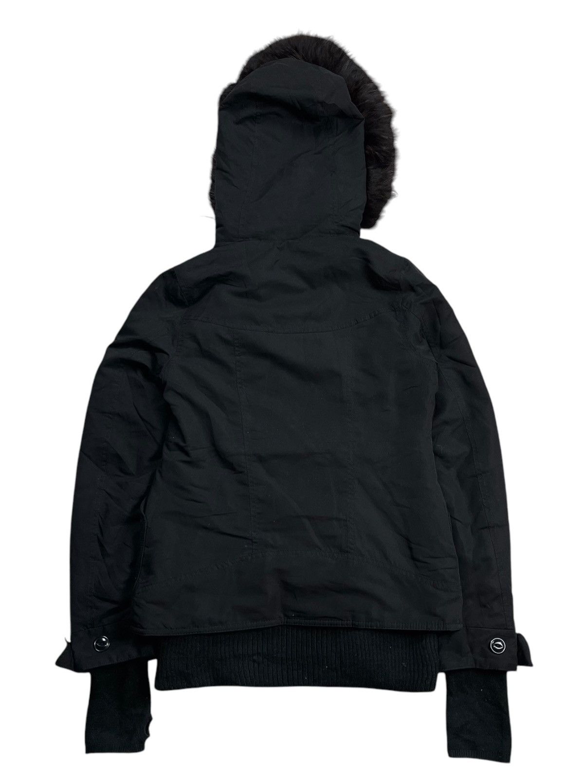 14th Addiction 2000s SLY - Thumbhole Raccoon Fur Hoodie Jacket Size US M / EU 48-50 / 2 - 3 Thumbnail