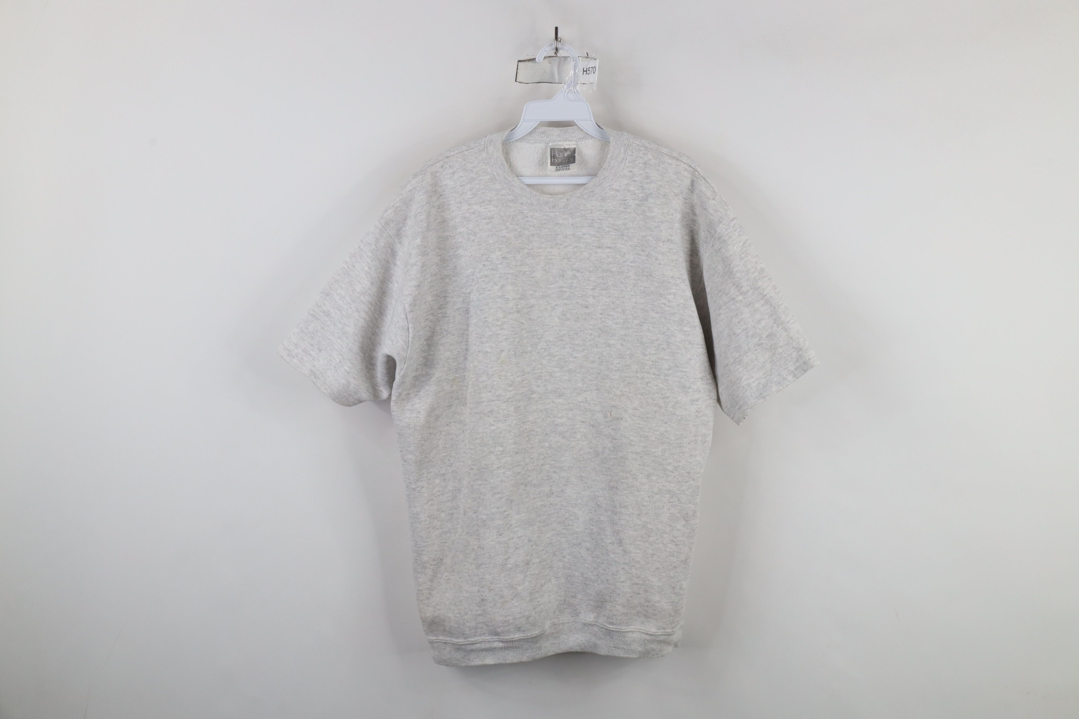 Vintage Vintage 90s Streetwear Short Sleeve Crewneck Sweatshirt USA Size XL / US 12-14 / IT 48-50 - 1 Thumbnail