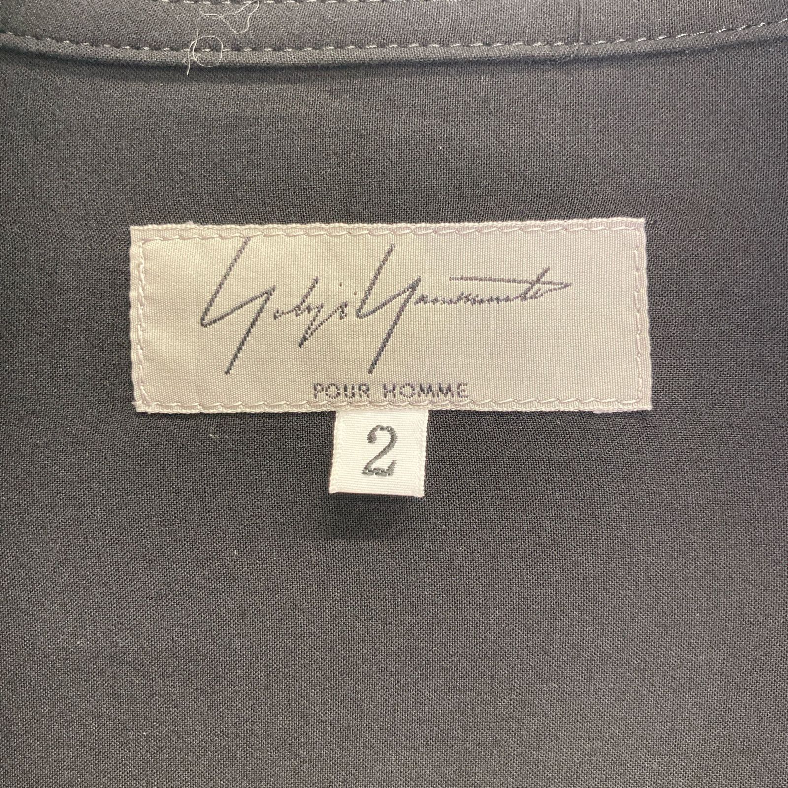 Yohji Yamamoto yohji yamamoto pour homme open collar long shirt Size US M / EU 48-50 / 2 - 5 Thumbnail