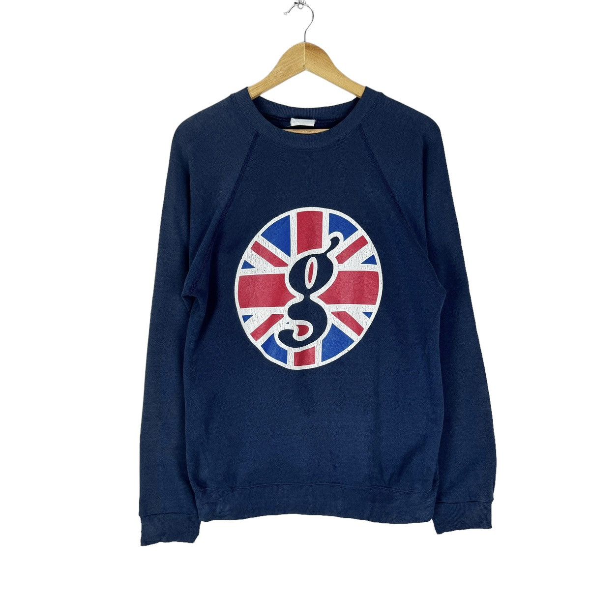 ☀️80s GOOD ENOUGH BRITAIN FLAG SWEATSHIRT CREWNECK