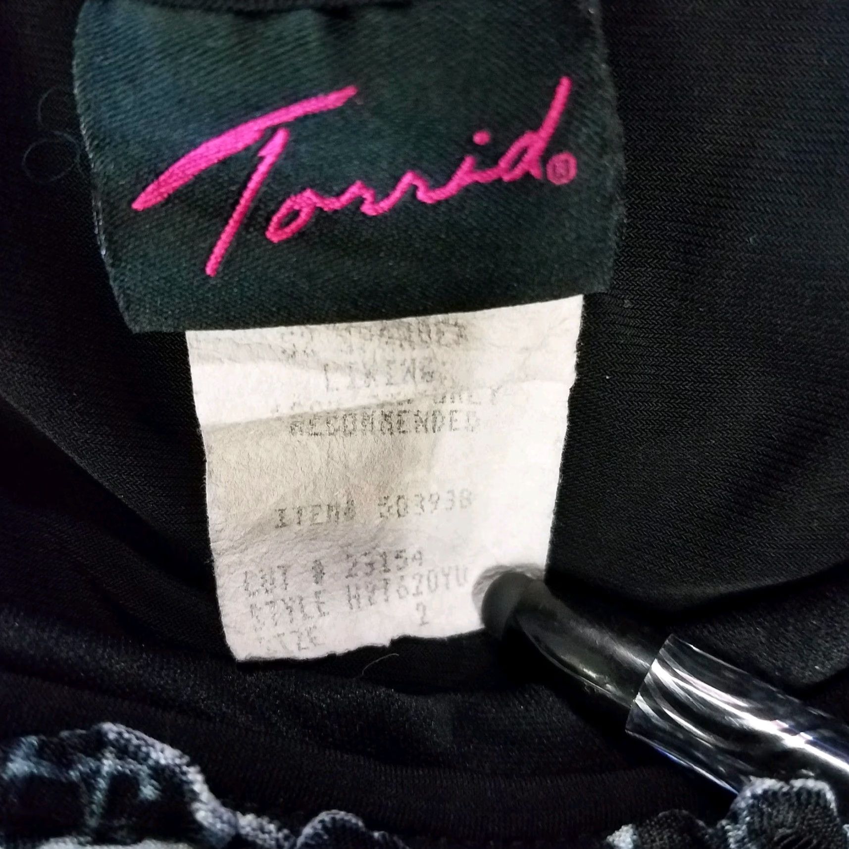 Torrid Torrid Tank Top Women Plus 2X Black White Ruffle Scoop Neck Sleeveless Size XXL / US 16-18 / IT 52-54 - 5 Thumbnail