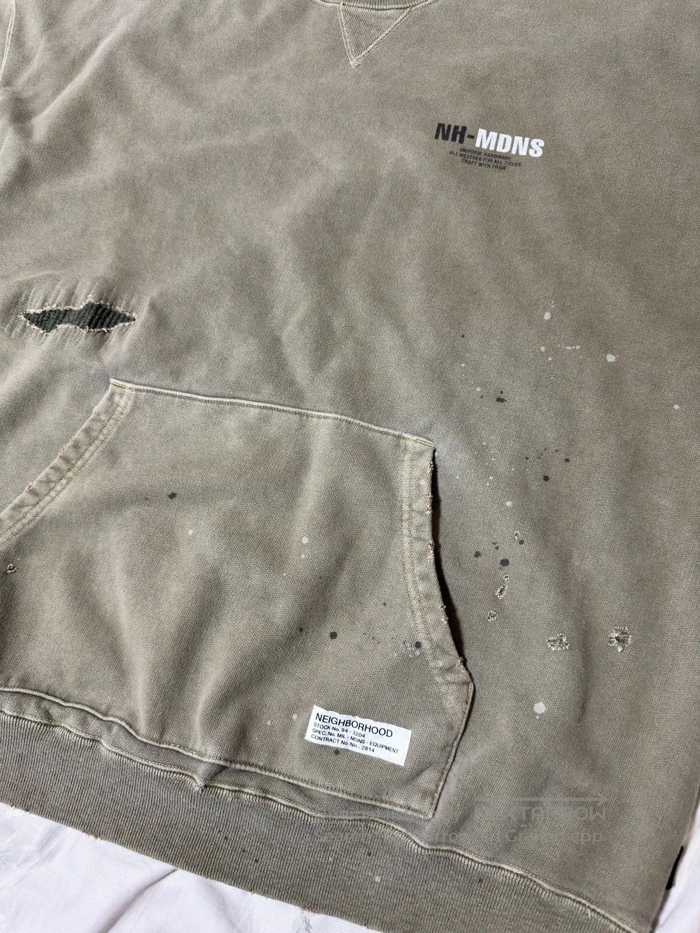 Madness Neighborhood Madness 24AW Washed Crewneck Sweatshirt. Size US XXL / EU 58 / 5 - 7 Thumbnail