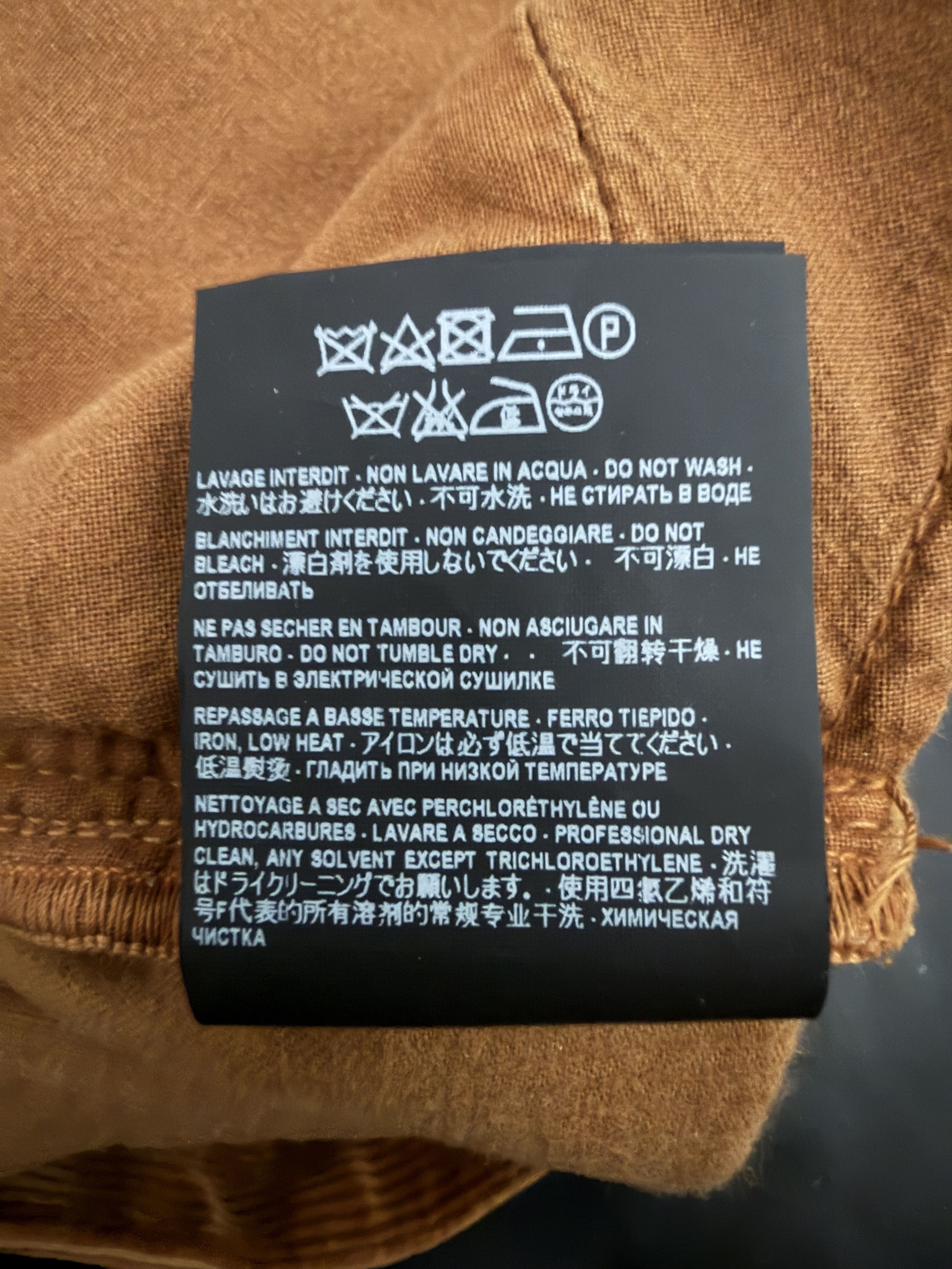 Saint Laurent Paris SLP Camel Corduroy D14 Pants Size US 31 - 15 Thumbnail