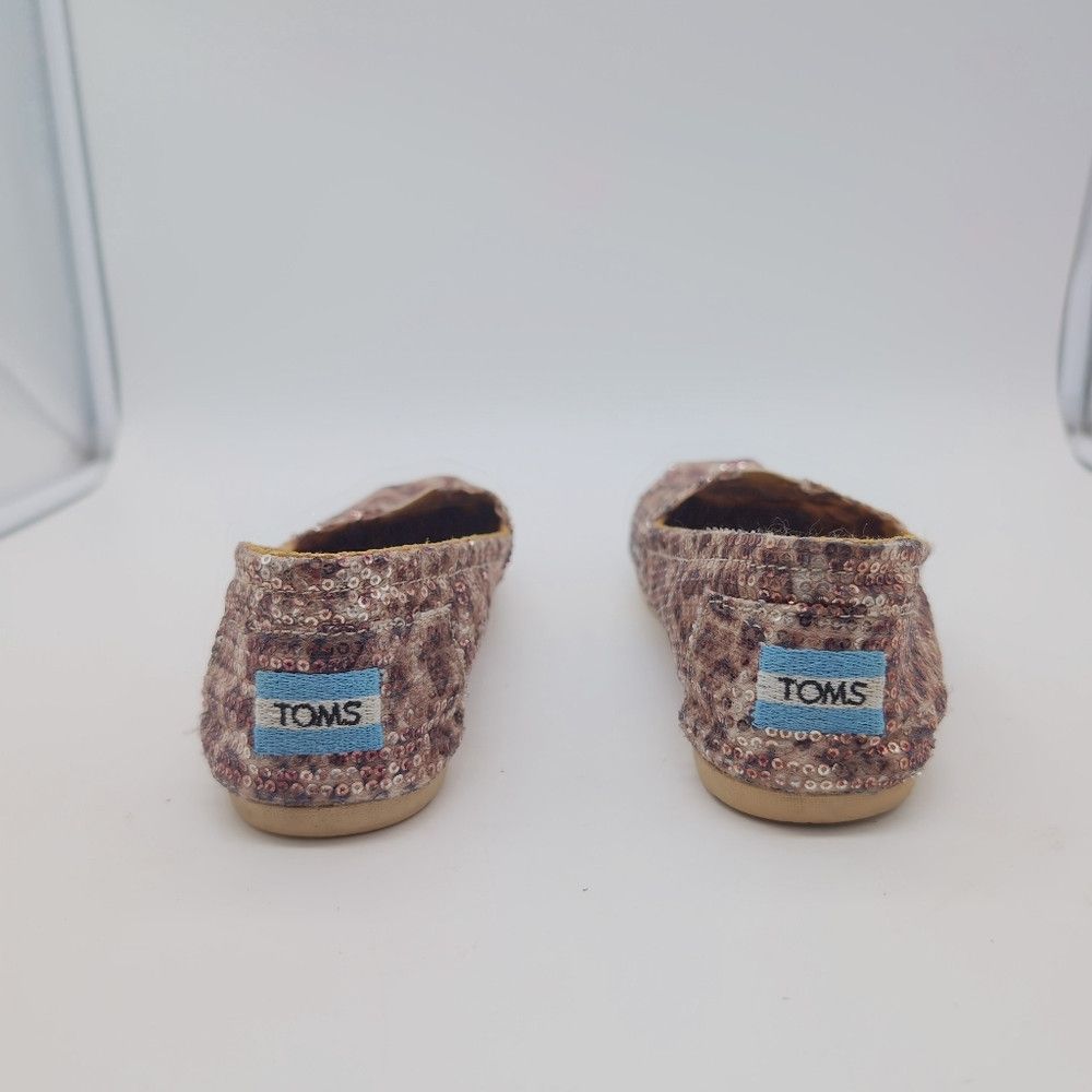 Toms Tom's Sequins Leopard Loafers Sz 8.5 Size US 8.5 / IT 38.5 - 4 Thumbnail