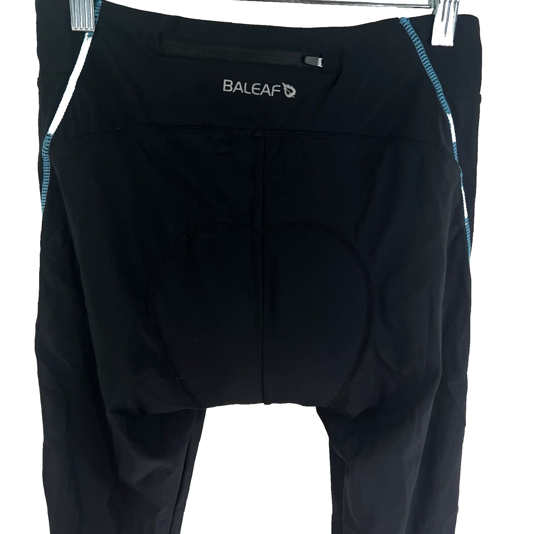 Vintage BALEAF Womens Cycling Thermal Leggings Pants Size M Padded Black Athletic Compression 26X22 Size 32" / US 10 / IT 46 - 4 Thumbnail