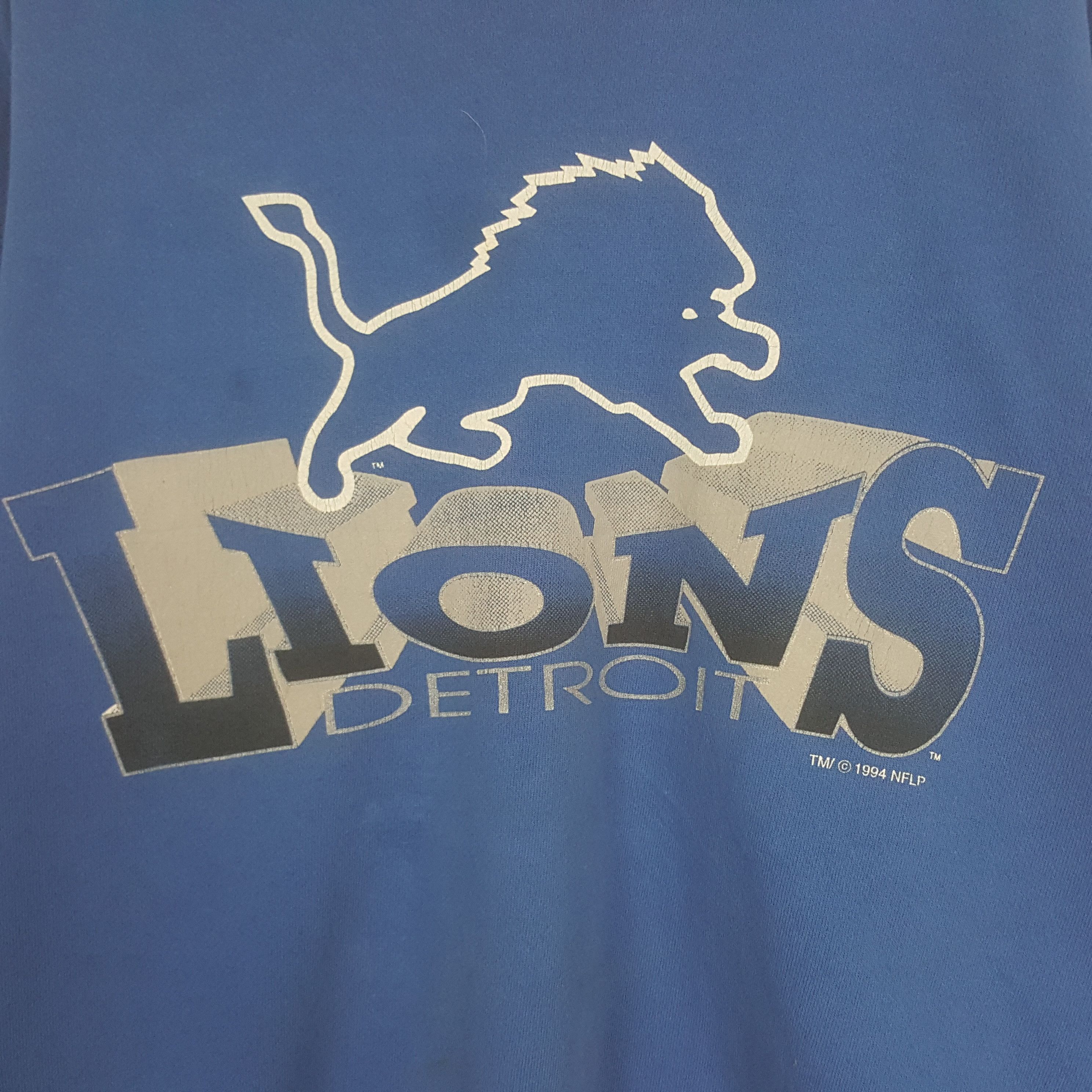 Vintage Vintage Lions Detroit Sweatshirt Size US XL / EU 56 / 4 - 2 Thumbnail