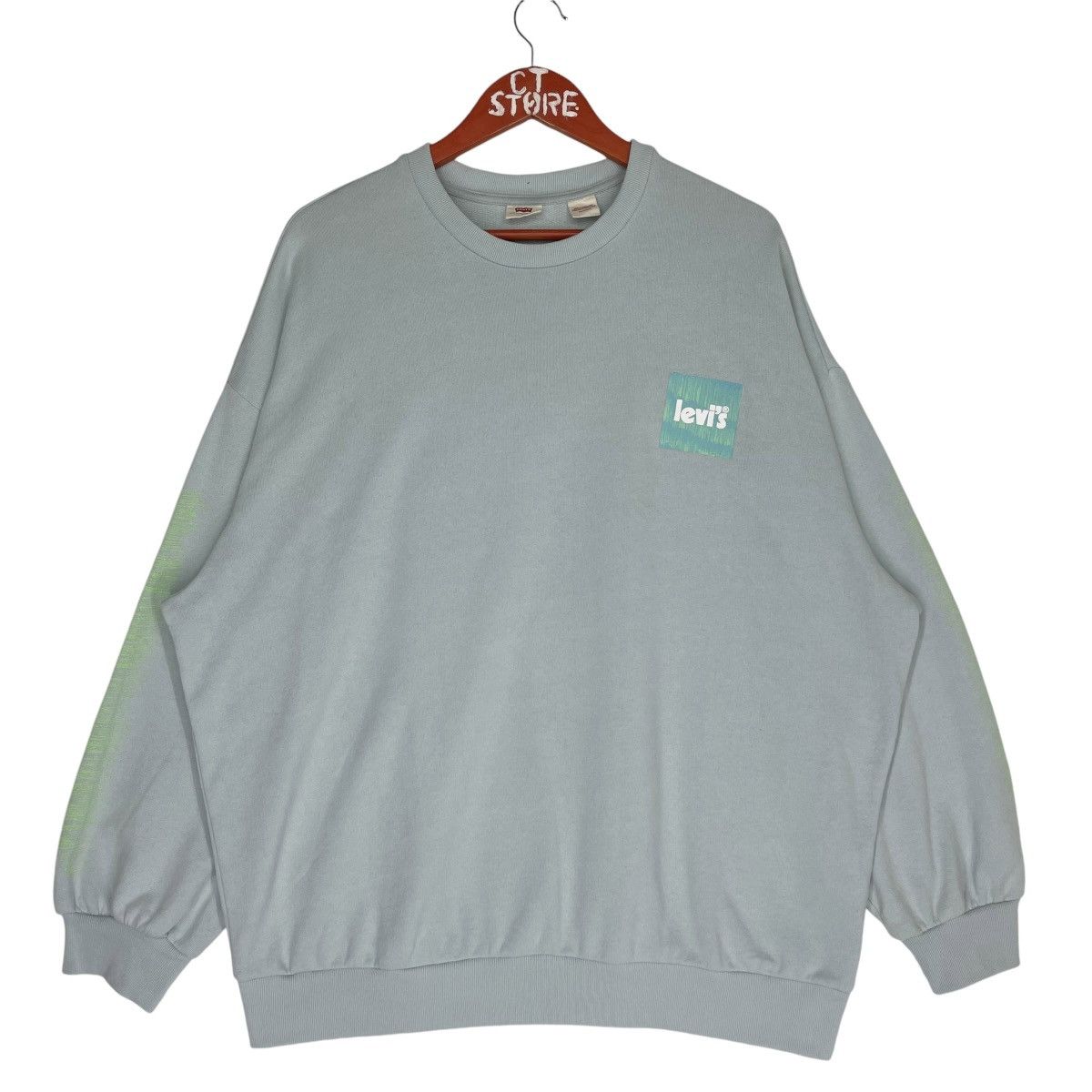Levi's Levis Nature Big Logo Crewneck Sweatshirt Size US XL / EU 56 / 4 - 2 Thumbnail