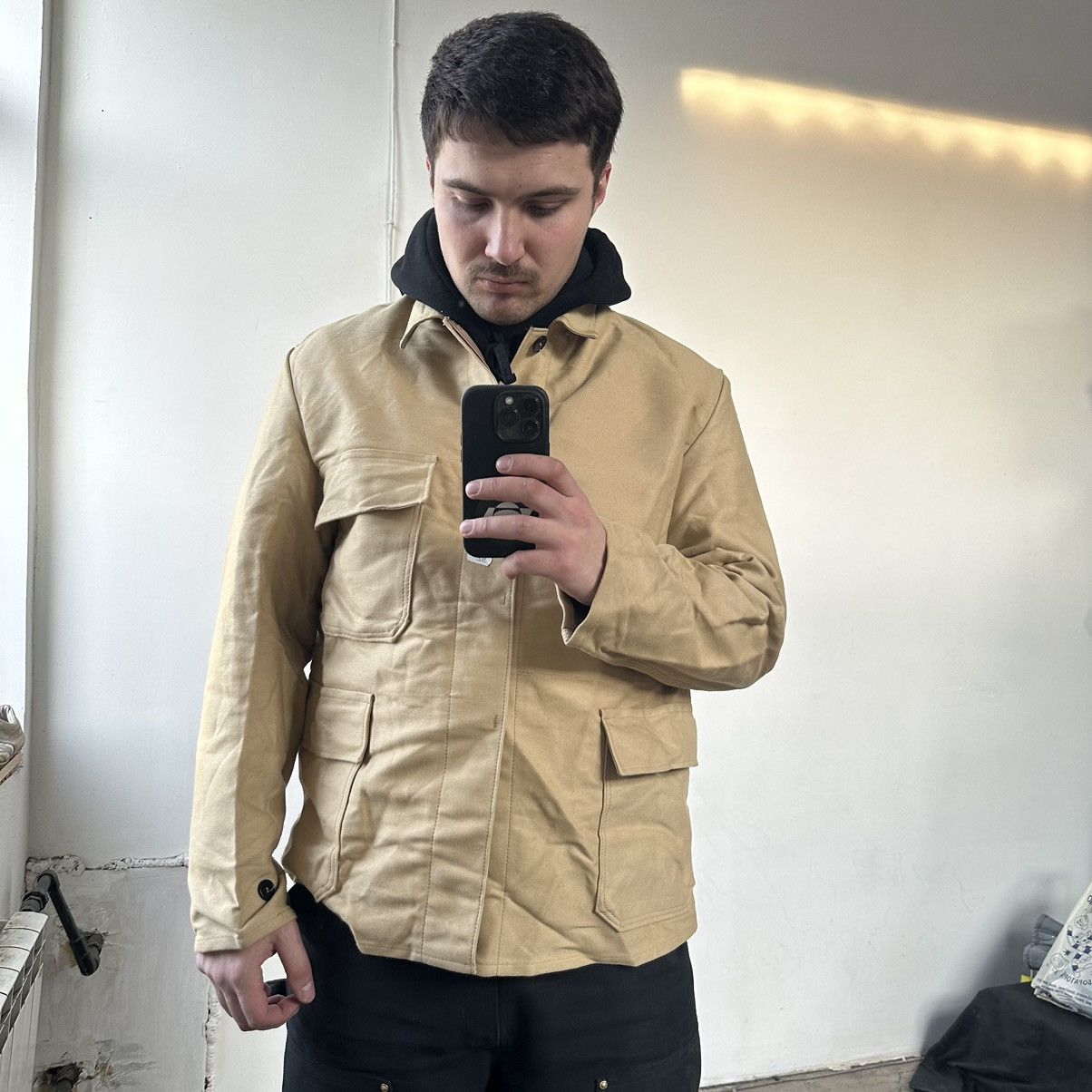 Le Laboureur French Workwear German Work Jacket Sanfor Coat Size US L / EU 52-54 / 3 - 5 Thumbnail