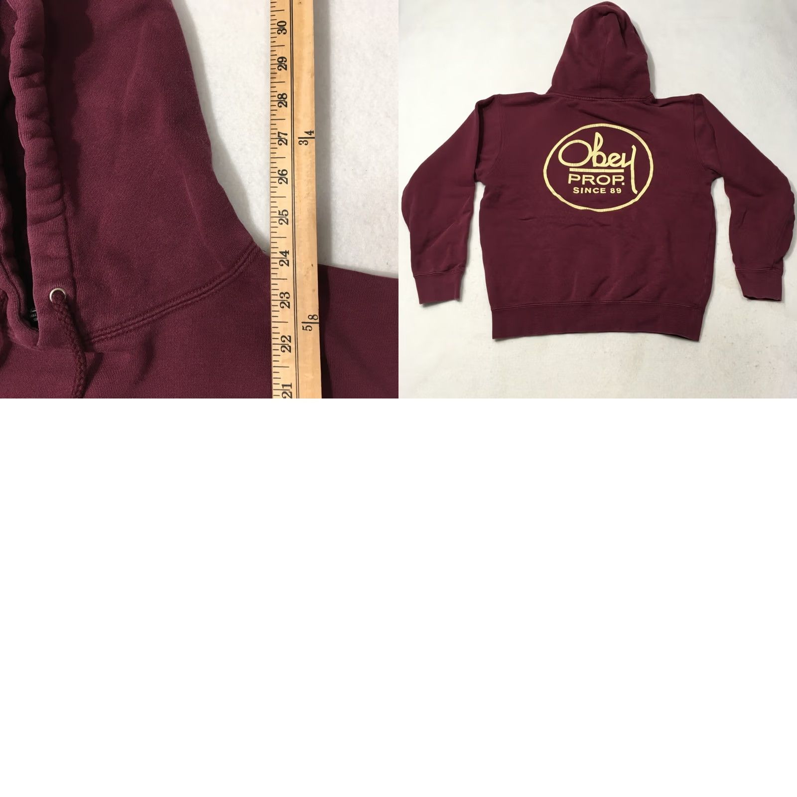 Obey OBEY Sweatshirt Mens Small PURPLE DOUBLE SIDED Pullover LOGO Size US S / EU 44-46 / 1 - 8 Thumbnail