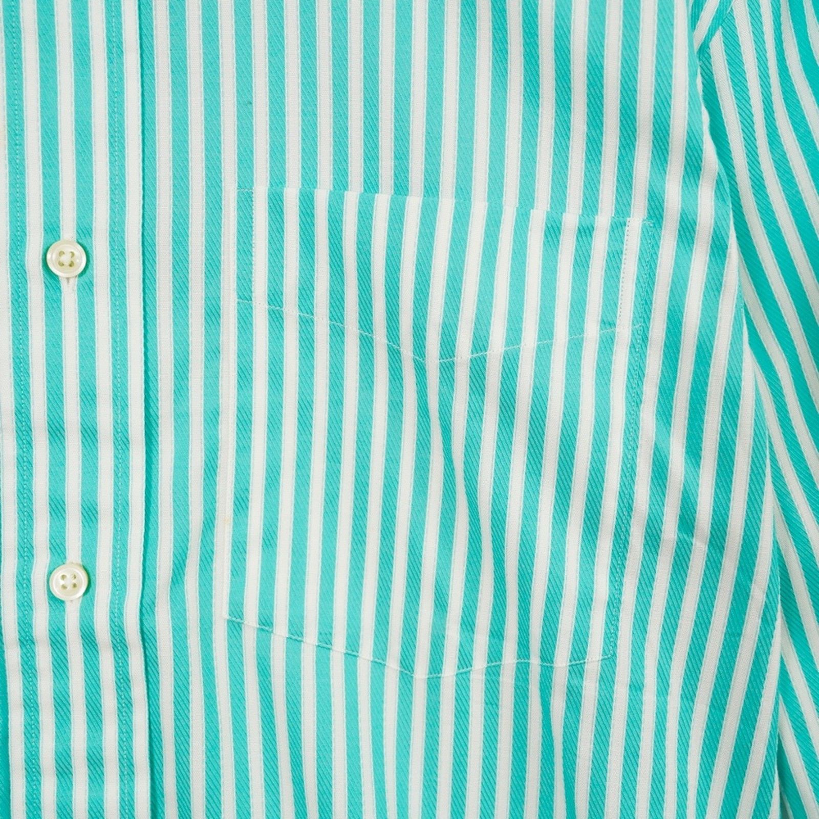 J. Press J.Press Green White Stripe Button-Up Shirt Long Sleeve M Size US M / EU 48-50 / 2 - 5 Thumbnail