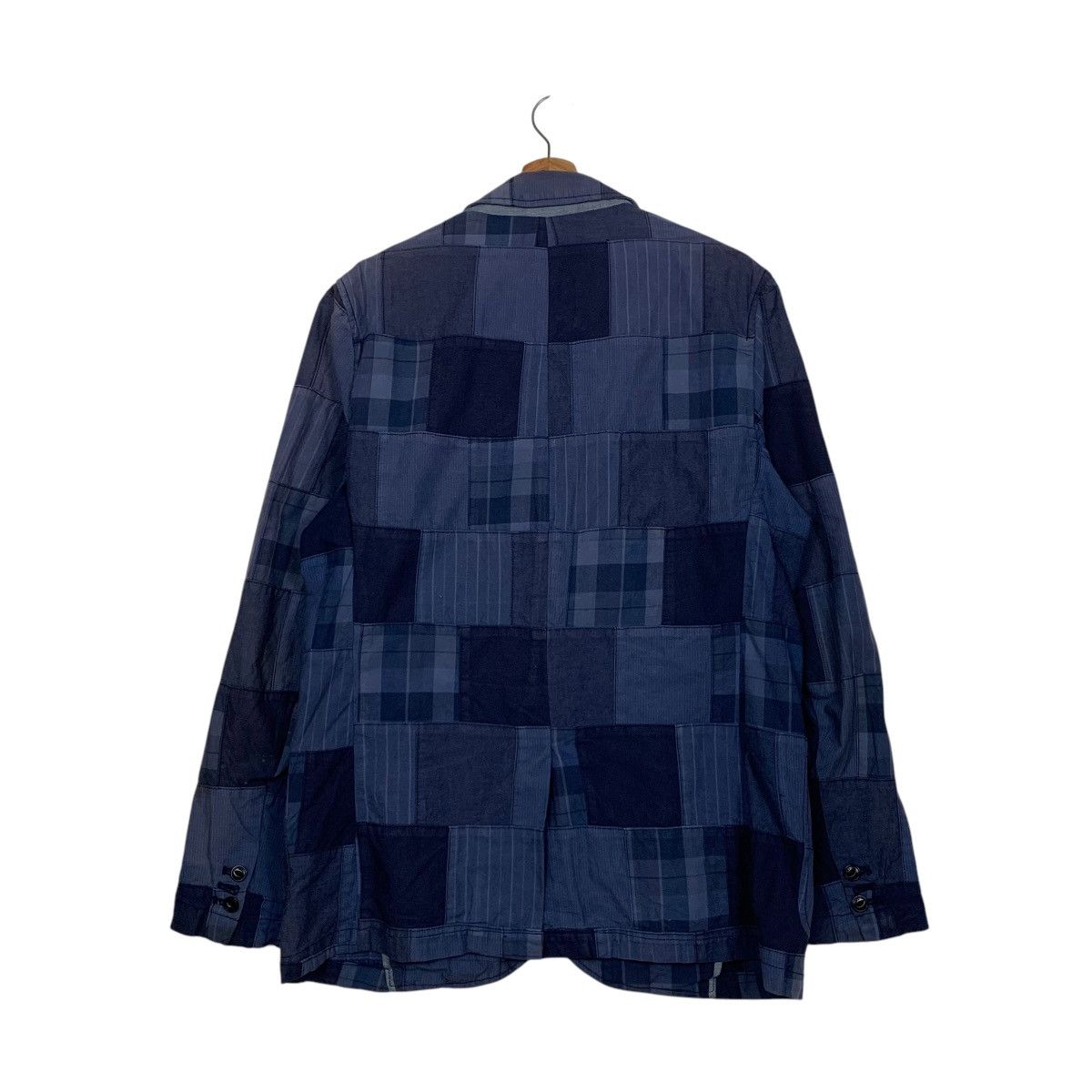 Tommy Hilfiger TOMMY HILFIGER Blue Patchwork Tailored Jacket #2778-C125 Size US M / EU 48-50 / 2 - 17 Thumbnail
