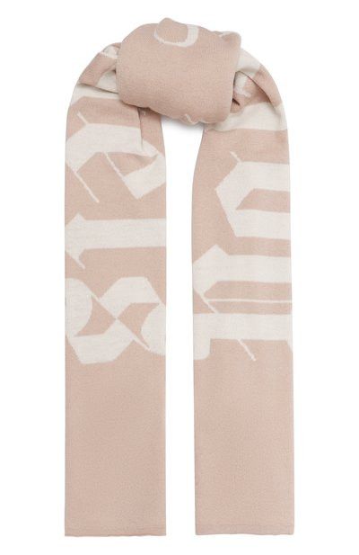 Palm Angels o1y1125 Size : OS / Logo Scarf in Blush/White Size ONE SIZE - 1 Thumbnail