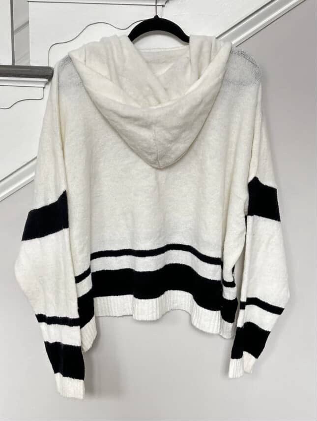 Other Ashley Stewart Ivory/combo Hooded Women’s Sweater NWT Size XXL / US 16-18 / IT 52-54 - 10 Thumbnail