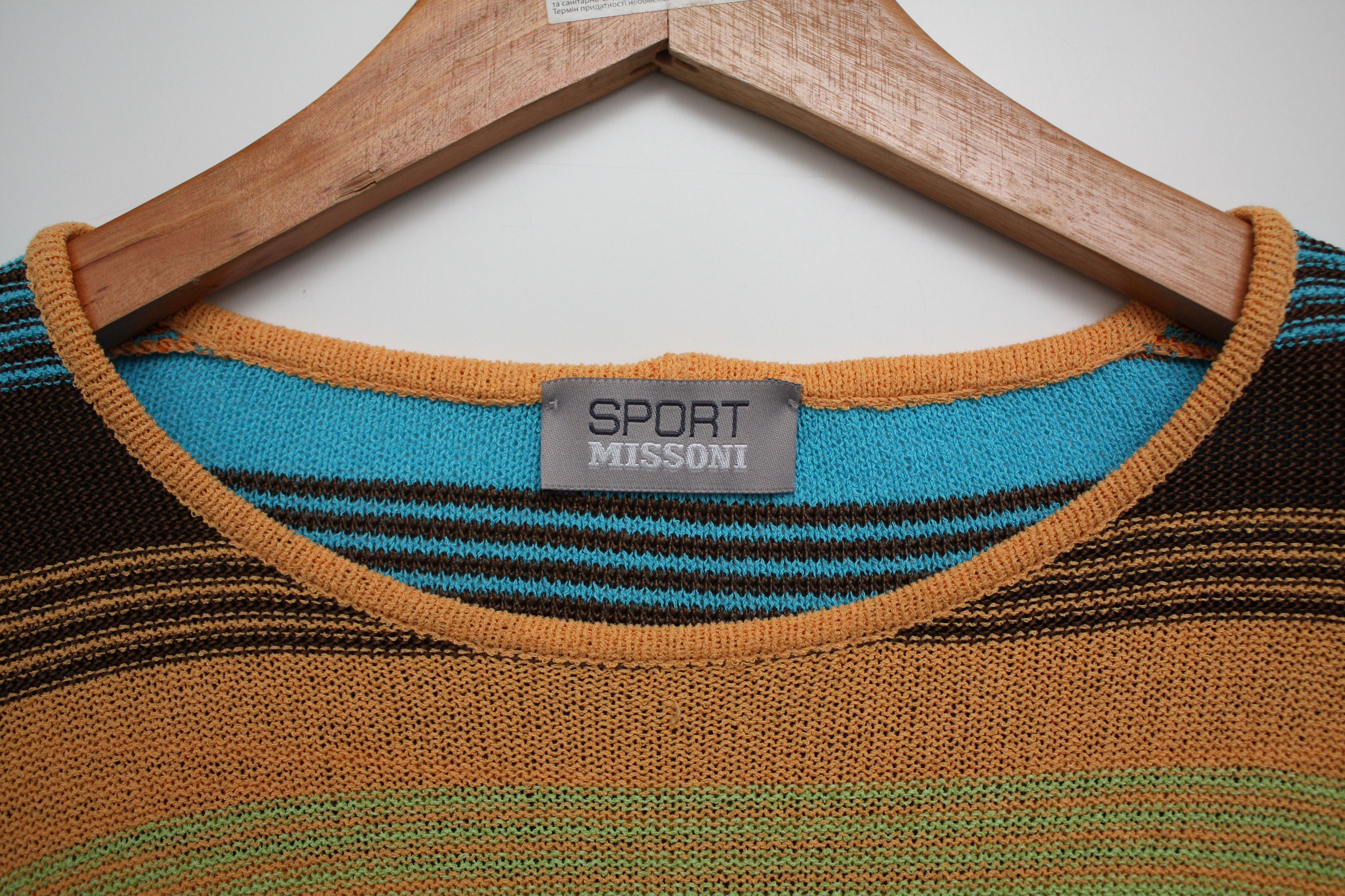 Missoni Missoni Sport Multicolor Long Sleeve Knitted Top Size M / US 6-8 / IT 42-44 - 3 Thumbnail