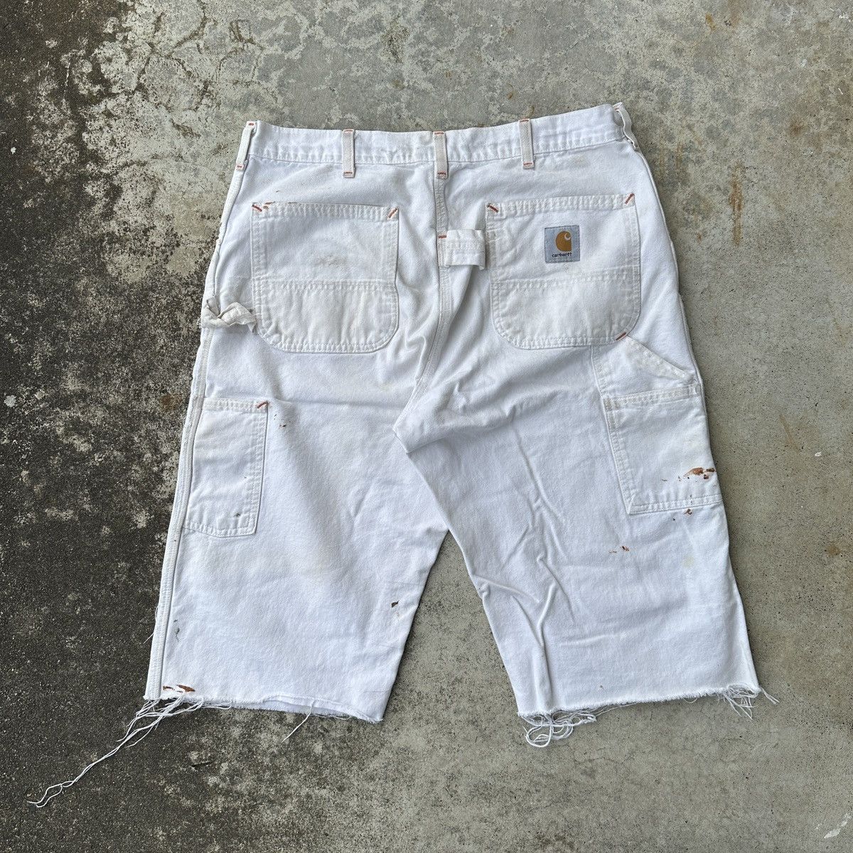Carhartt Paint Splatter Chopped Carhartt jort carpenter double knee Size US 36 / EU 52 - 1 Thumbnail