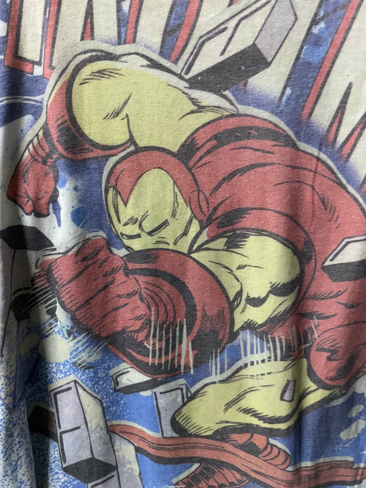 Mad Engine × Marvel Comics × Vintage Marvel Iron man overprint y2k Size US M / EU 48-50 / 2 - 4 Thumbnail