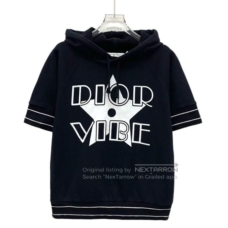 Dior Dior Black five-pointed star logo letter printed cotton ho Size S / US 4 / IT 40 - 1 Thumbnail