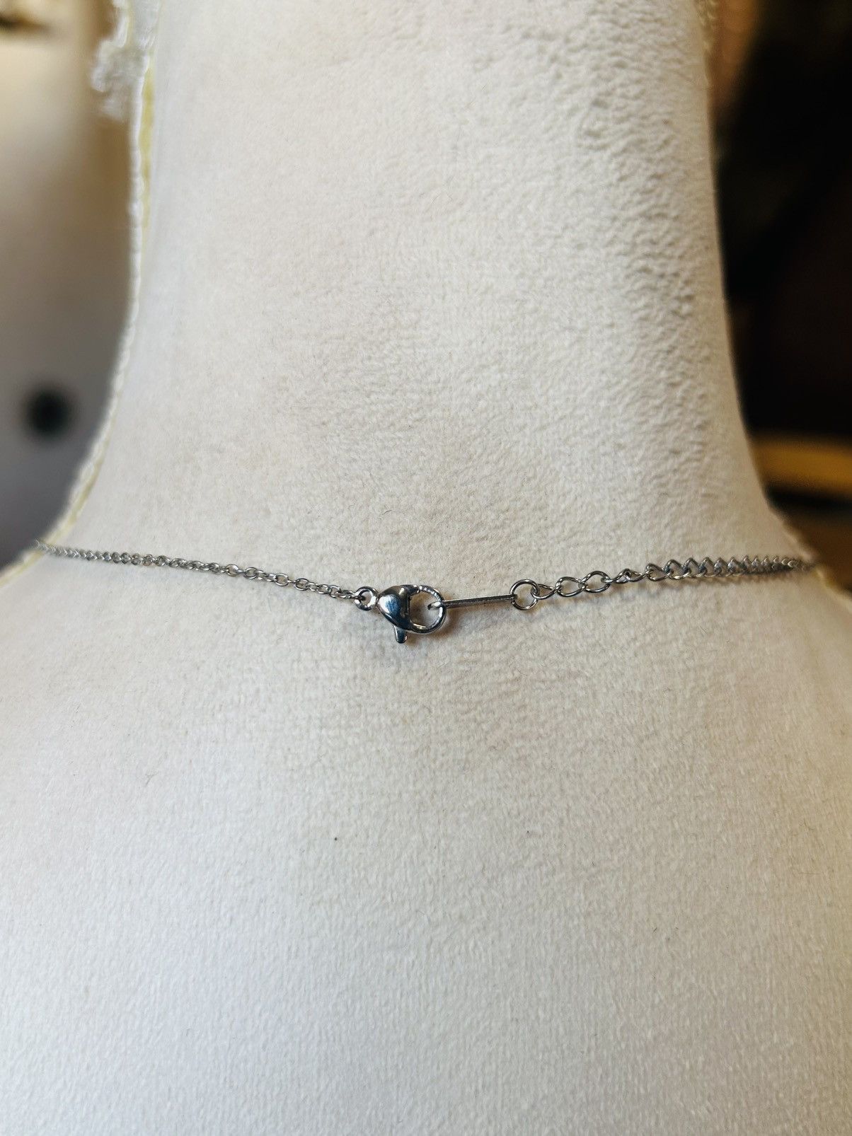 Handmade Handcrafted vintage filigree raindrop pendant necklace Size ONE SIZE - 3 Thumbnail