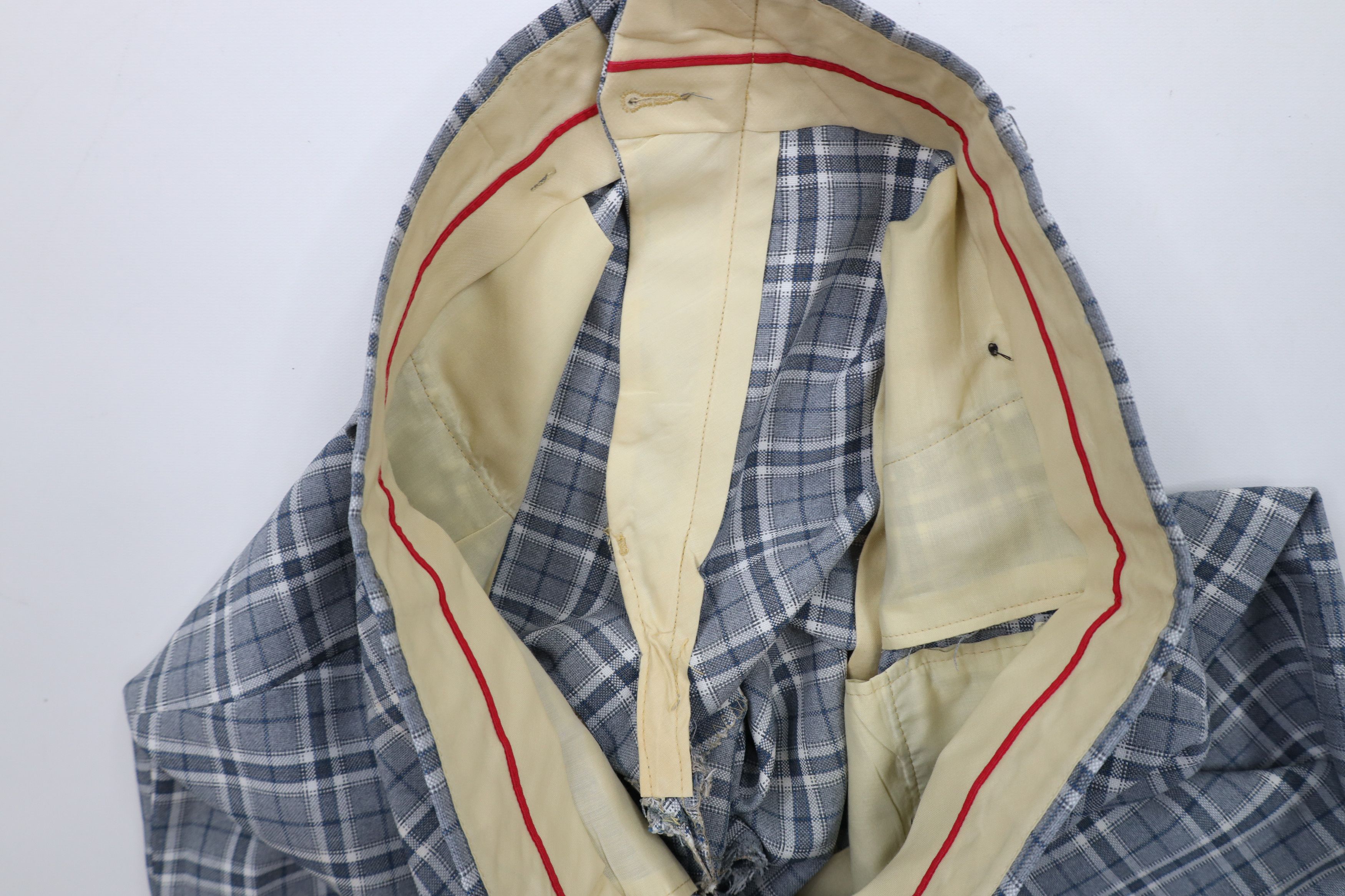 Vintage Vintage 70s Streetwear Bell Bottoms Chino Pants Plaid USA Size US 34 / EU 50 - 7 Thumbnail