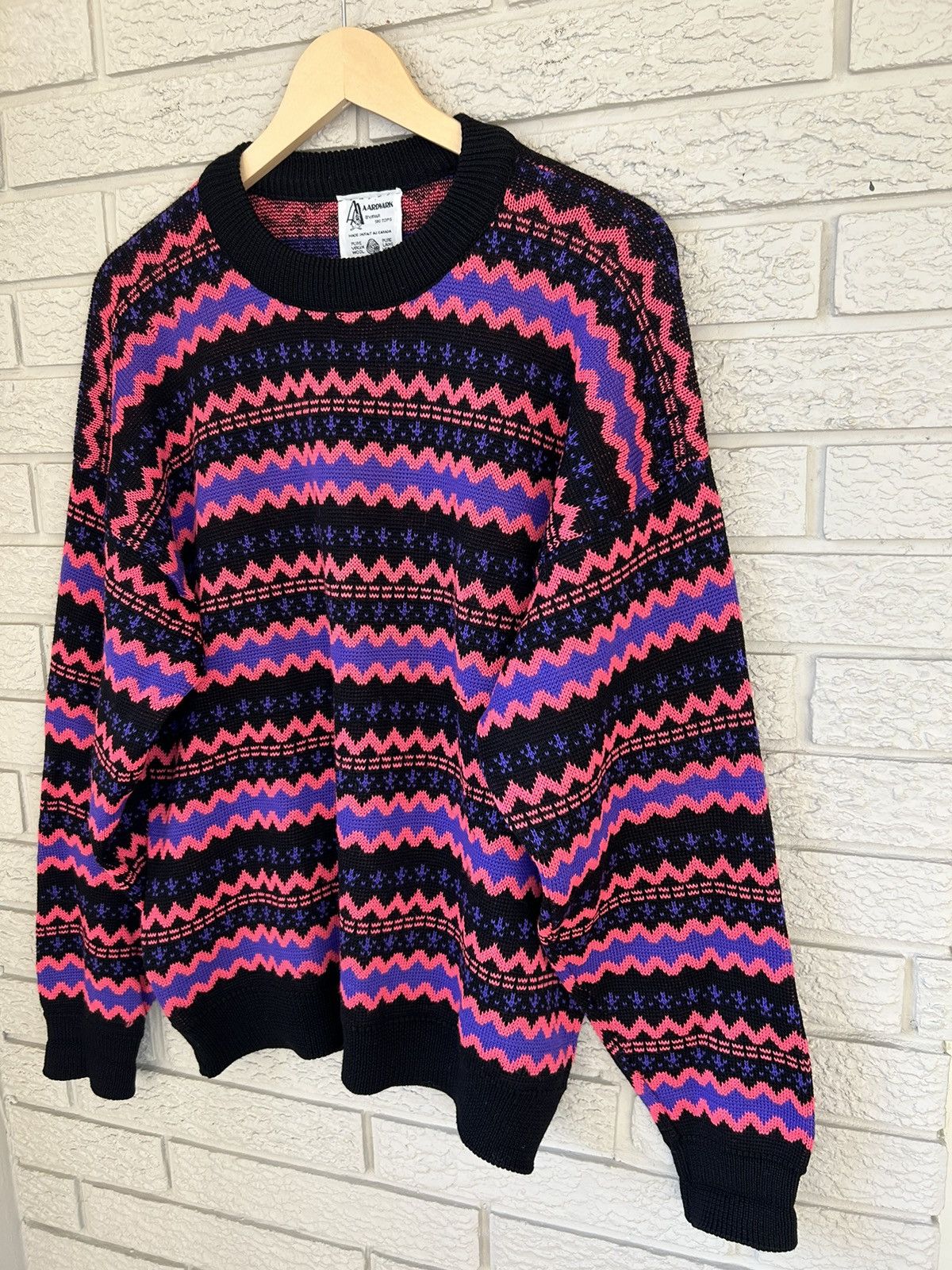 Japanese Brand Vintage 90s Wool Knit Sweater Size US M / EU 48-50 / 2 - 2 Thumbnail