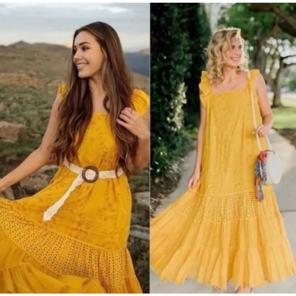 Anthropologie 0232 Anthropologie Payal Jain Fallon Eyelet Maxi Size 14 NWT Size XL / US 12-14 / IT 48-50 - 2 Thumbnail
