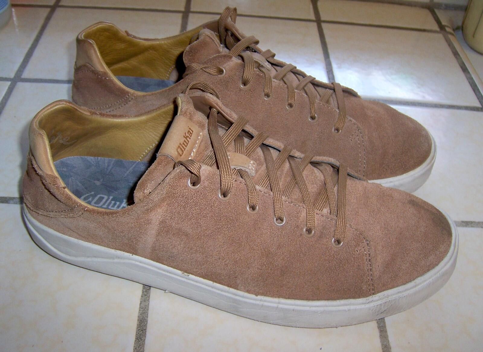 Olukai OluKai Lae‘ahi Lī Kala Tan Suede Beach Sneaker Men's 10.5 Size US 10.5 / EU 43-44 - 5 Thumbnail