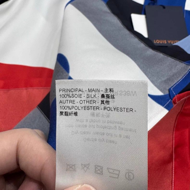 Louis Vuitton Louis Vuitton America's Cup Color Patchwork Mulberry Silk Size US XL / EU 56 / 4 - 4 Thumbnail