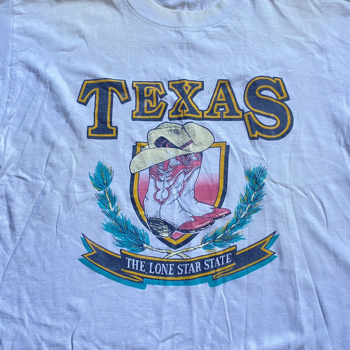 Vintage VINTAGE TEXAS THE LONE STAR STATE 90s T SHIRT Size US L / EU 52-54 / 3 - 2 Thumbnail
