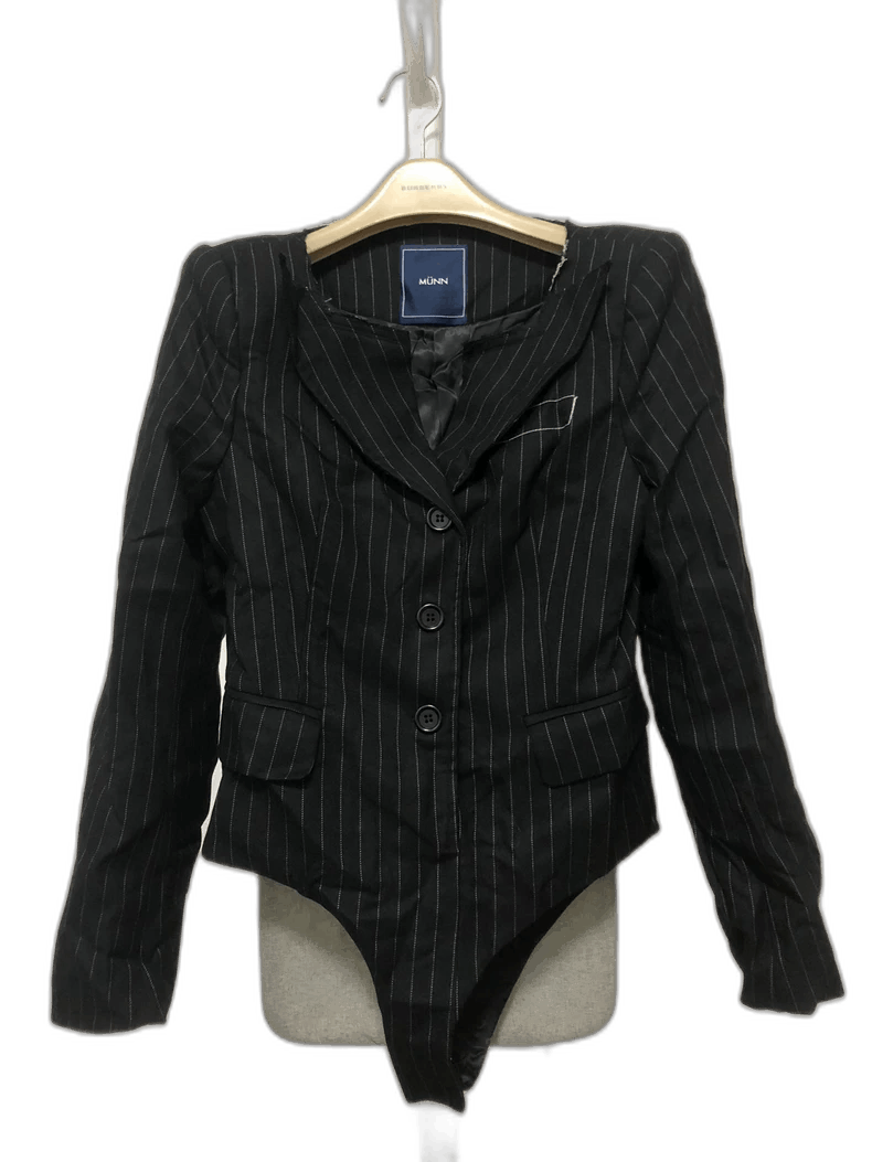 MCM MUNN Pinstripe Blazer Size 38 Size US M / EU 48-50 / 2 - 1 Thumbnail
