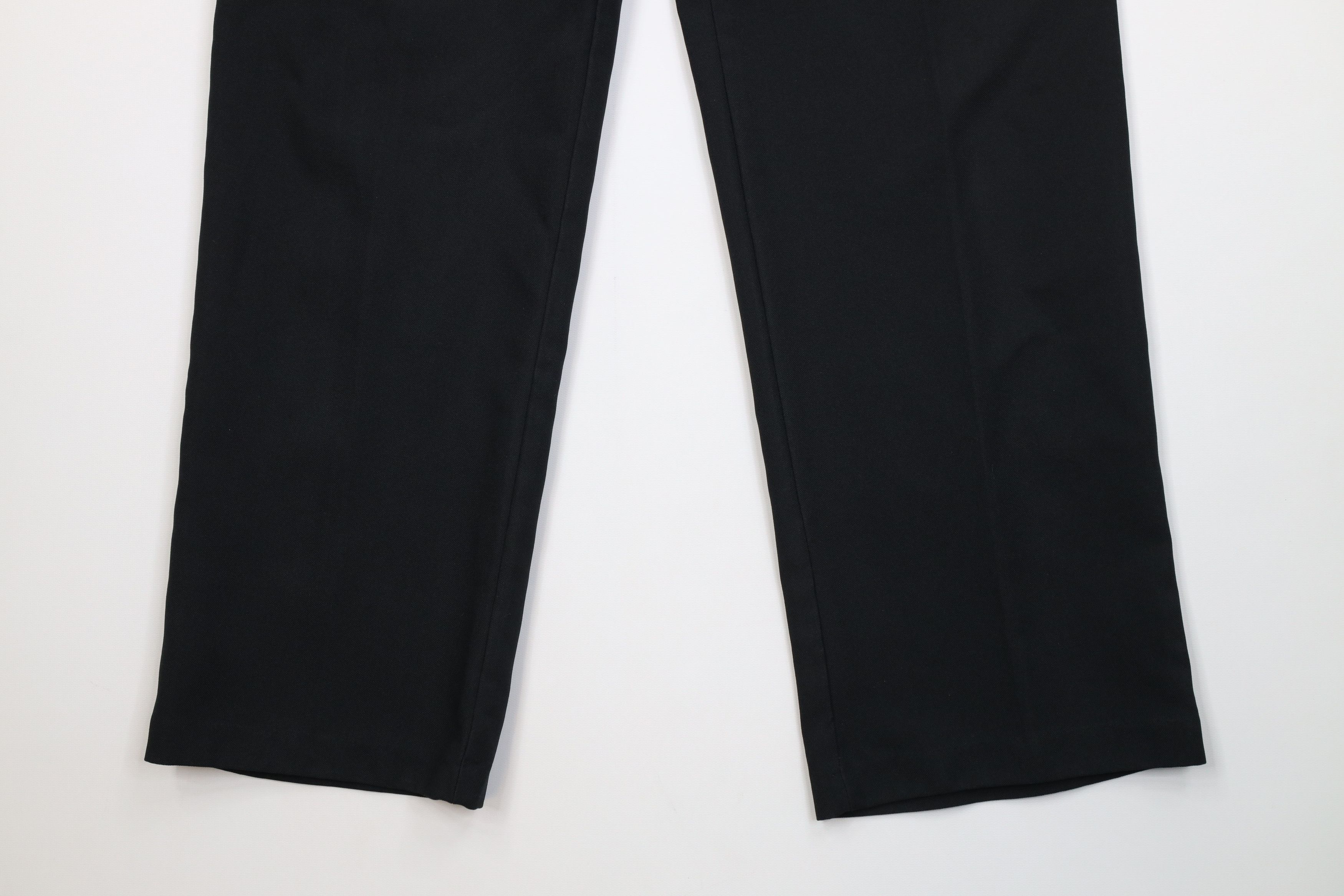 Vintage Vintage 70s Streetwear Flared Wide Leg Chino Pants Black USA Size US 32 / EU 48 - 4 Thumbnail