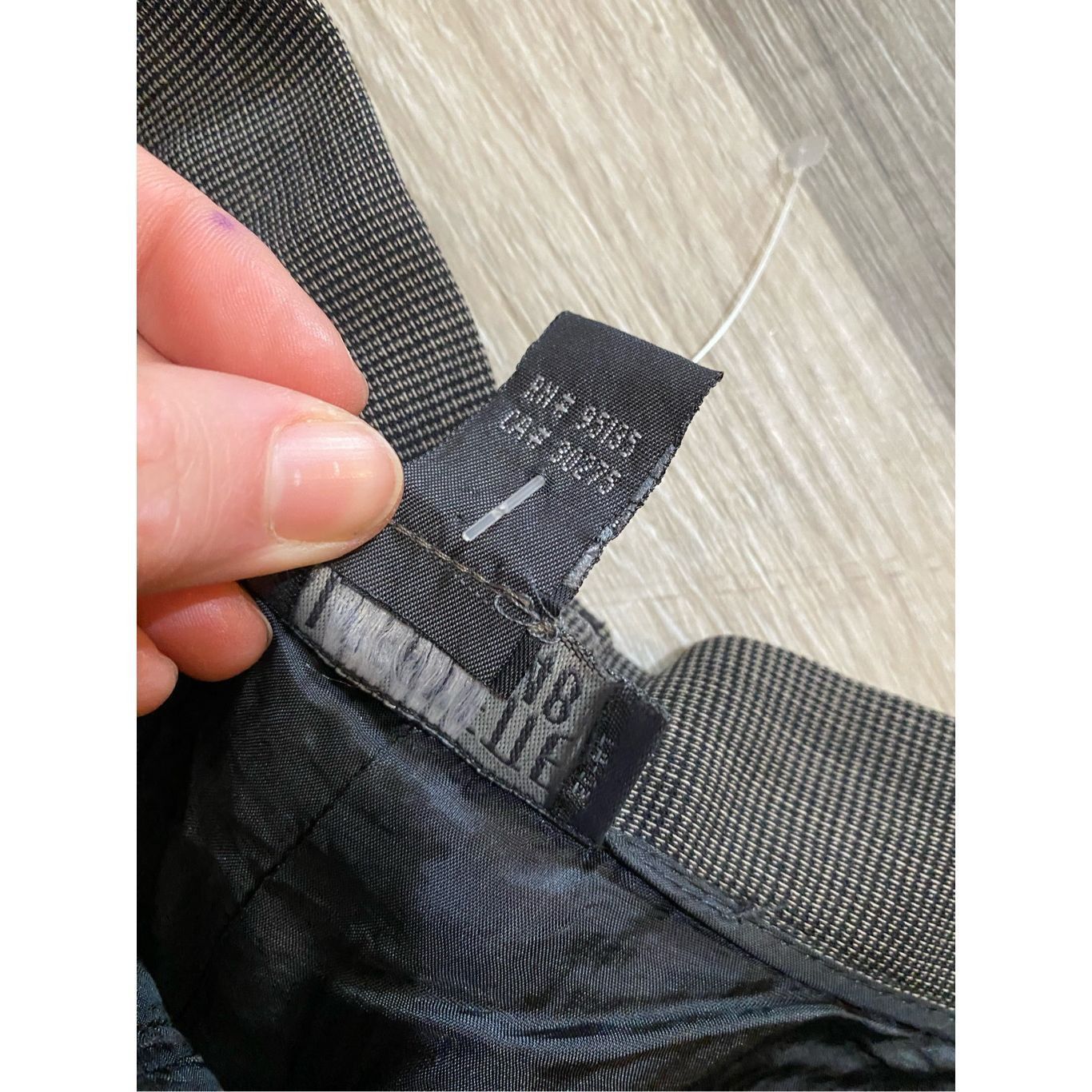 Lafayette 148 Lafayette 148 New York *CHECK BRUSHED WOOL GATES Straight PA Size 34" / US 12 / IT 48 - 6 Thumbnail