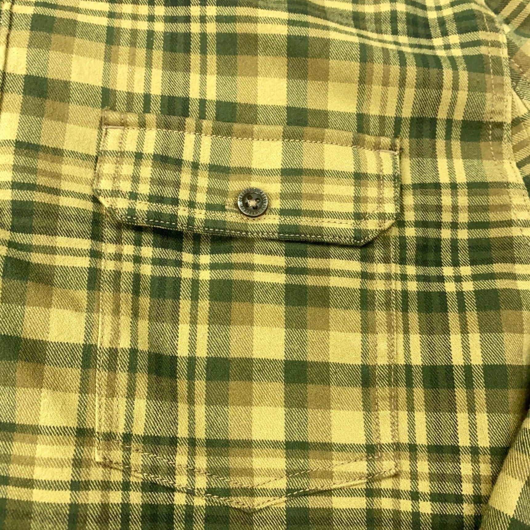 Vintage Cabela's Shirt Mens Large Green Plaid Button-Up Long Sleeve Flannel Stretch Size US L / EU 52-54 / 3 - 3 Thumbnail