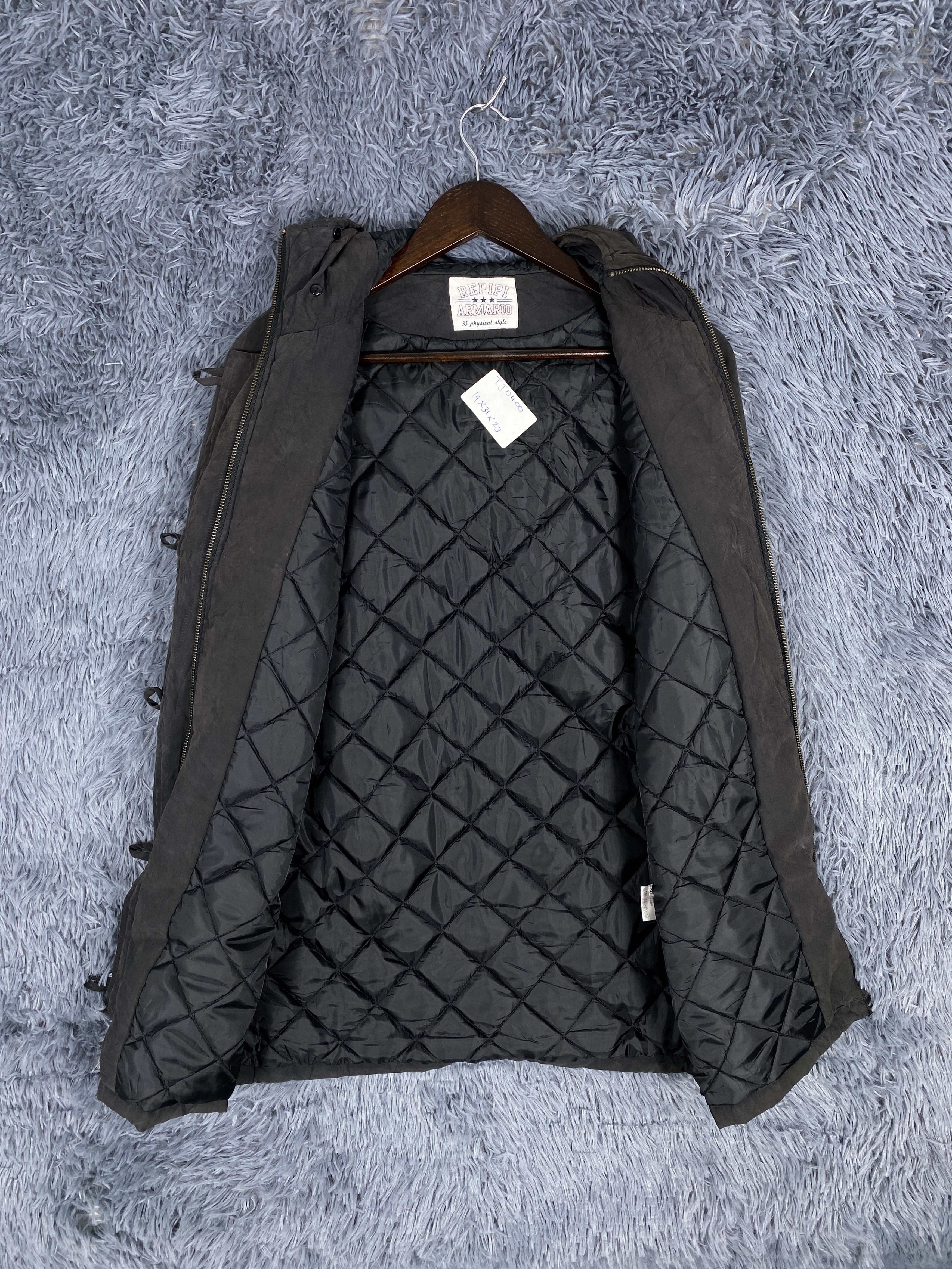 Vintage Repipi Armario Hoodie Quilted Lining Warm Jacket