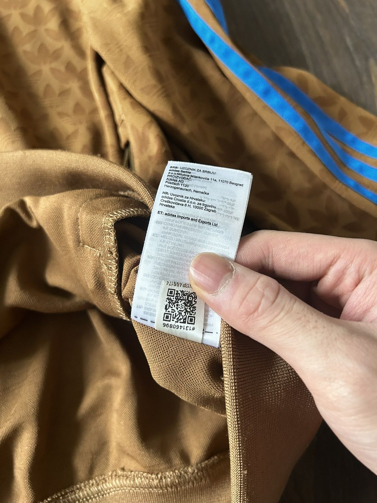 Adidas × Vintage Adidas top track brown Size US XL / EU 56 / 4 - 6 Thumbnail