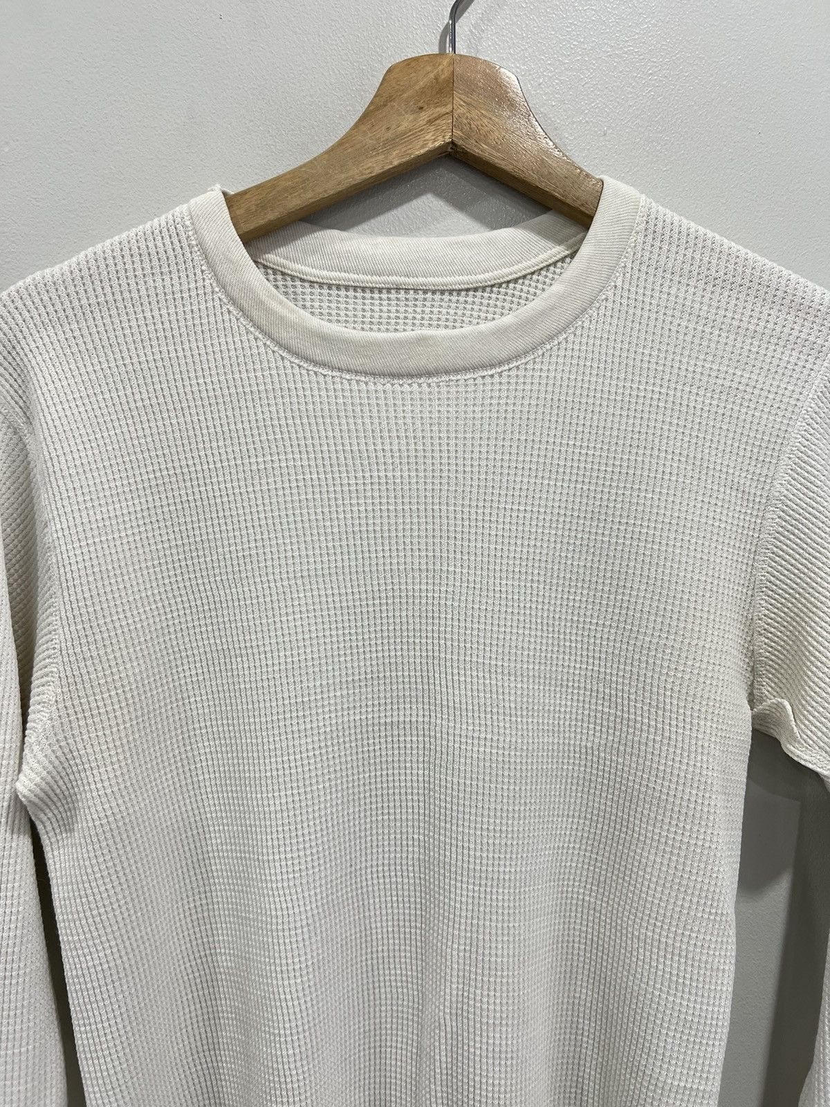 Hanes Vintage Thermal Longsleeve Shirt off white Size US M / EU 48-50 / 2 - 2 Thumbnail