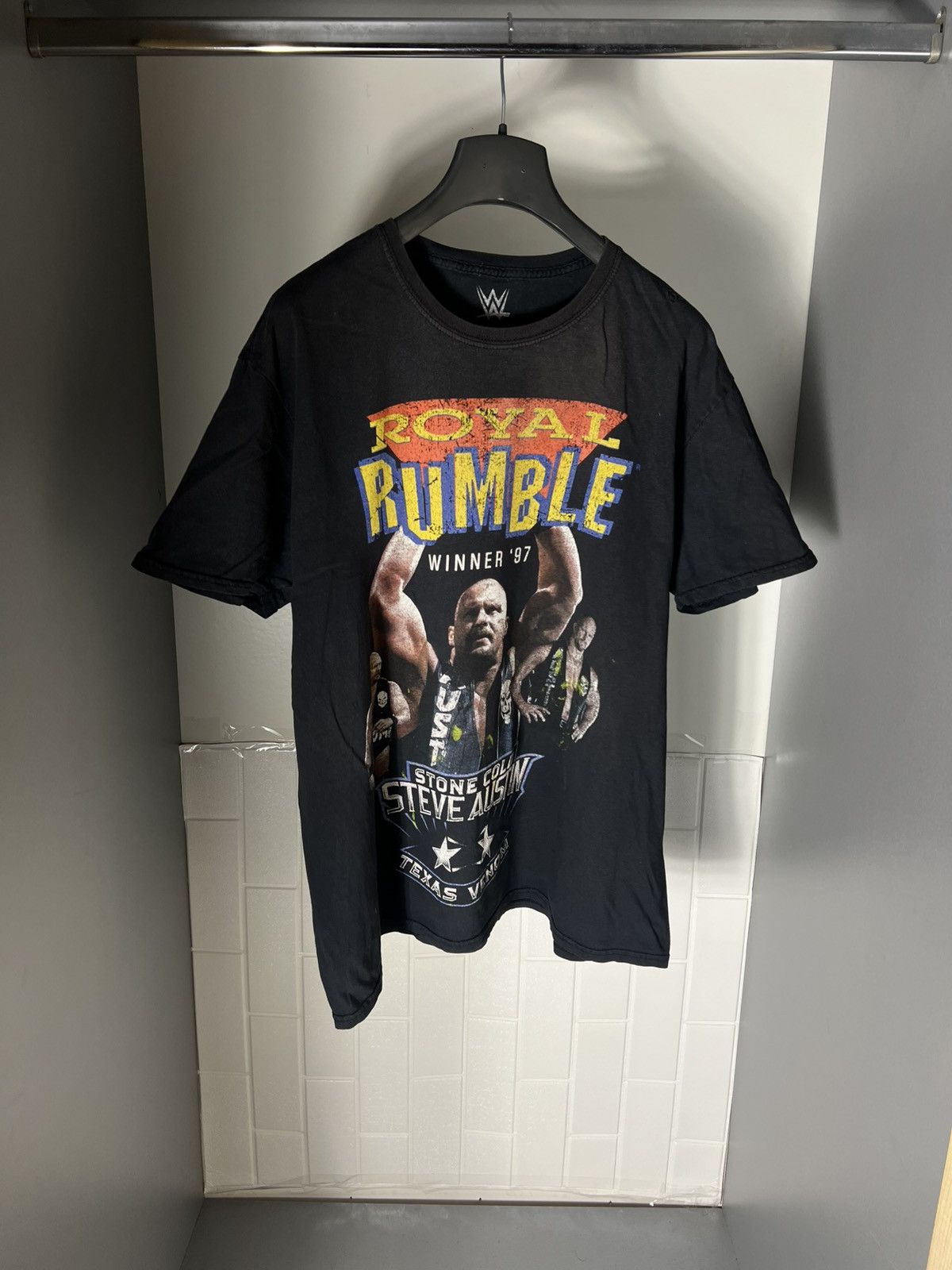 Vintage × WWE VERY RARE WWE STEVE AUSTIN WRESTLING WINNER 90s T-SHIRT Y2K Size US XL / EU 56 / 4 - 2 Thumbnail