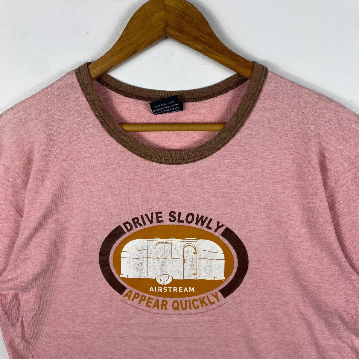 Vintage Vintage 00's AIRSTREAM Drive Slowly Appear Quickly Graphic Size US L / EU 52-54 / 3 - 2 Thumbnail