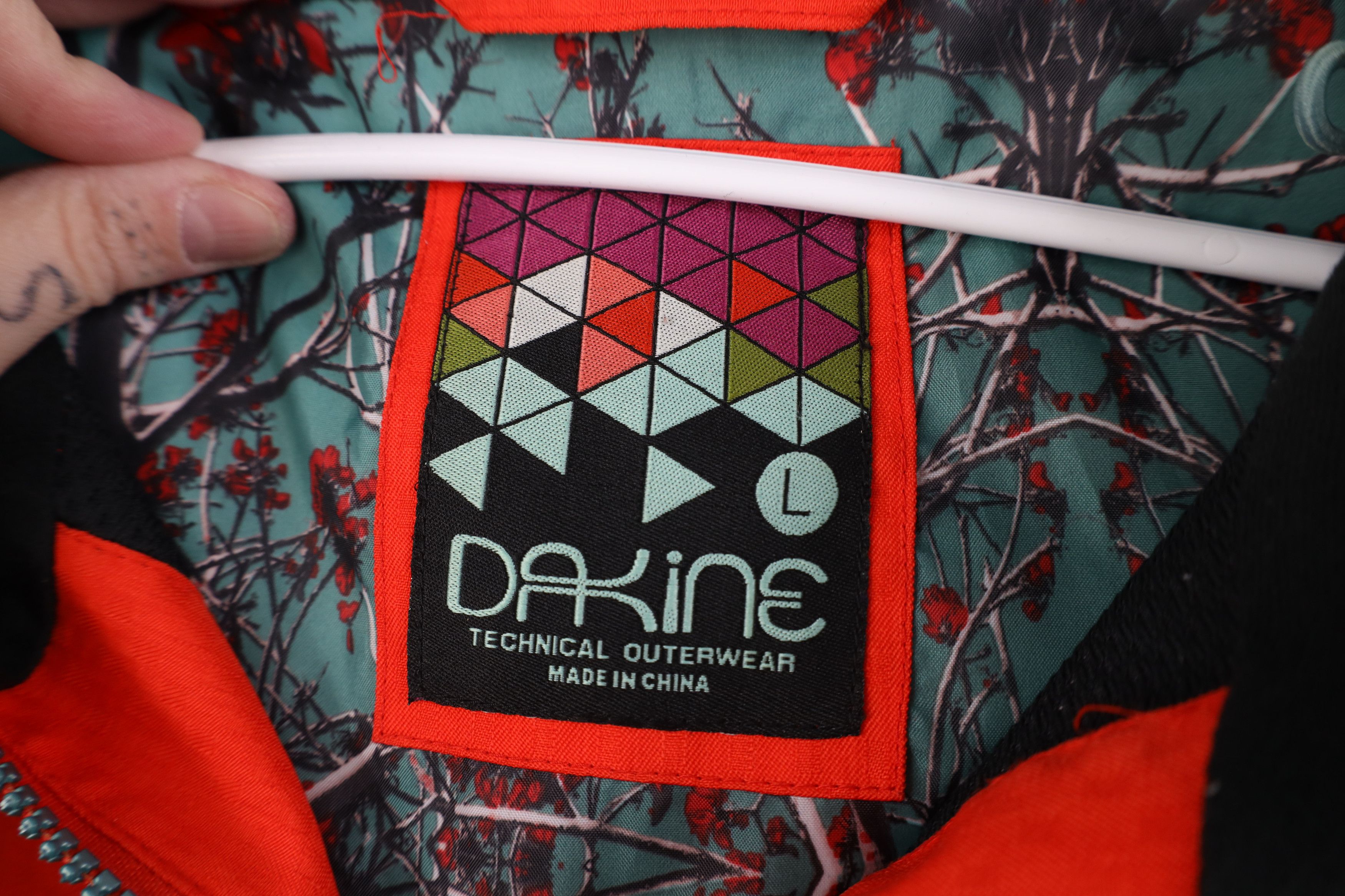 Dakine Dakine Spell Snowboarding Skiing Piper Hooded Winter Jacket Size L / US 10 / IT 46 - 10 Thumbnail