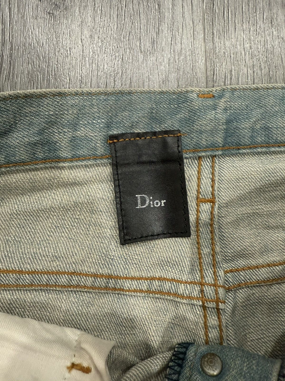 Dior Dior Strip 04 Dirty Bleu Claire Hedi Slimane Size US 28 / EU 44 - 3 Thumbnail
